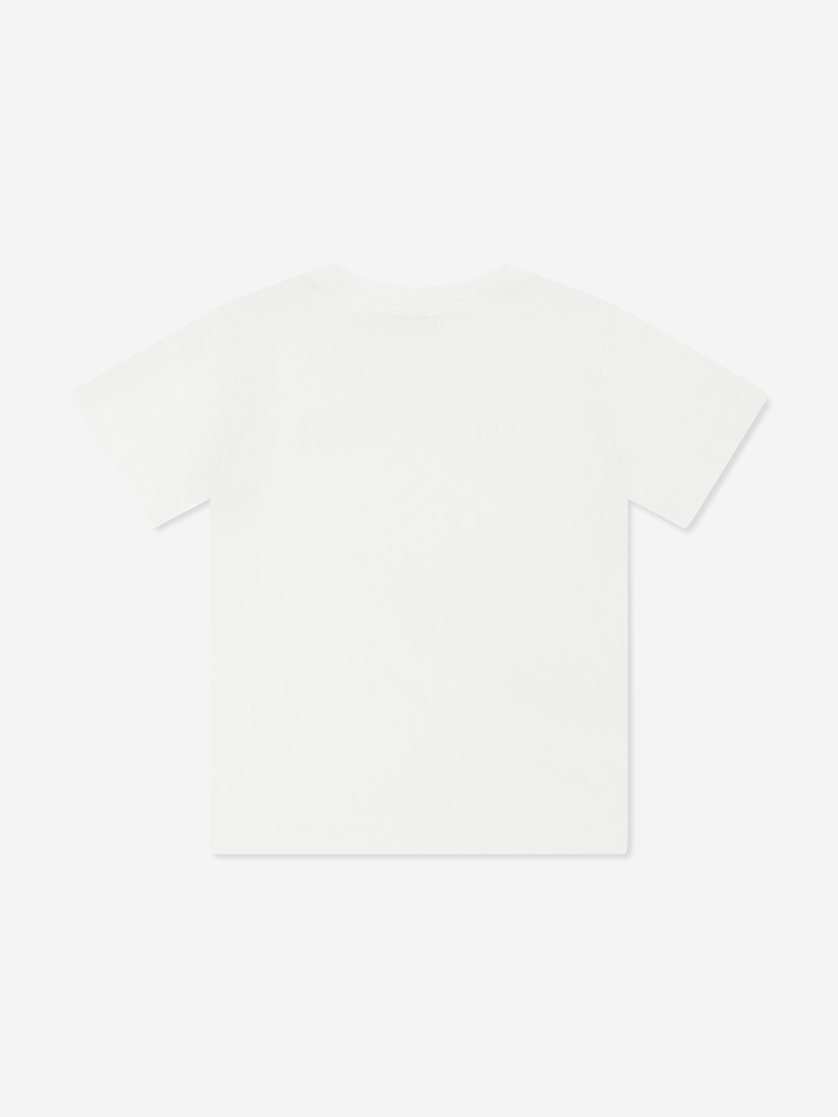 Moncler Enfant Boys Basketball Logo T-Shirt in White