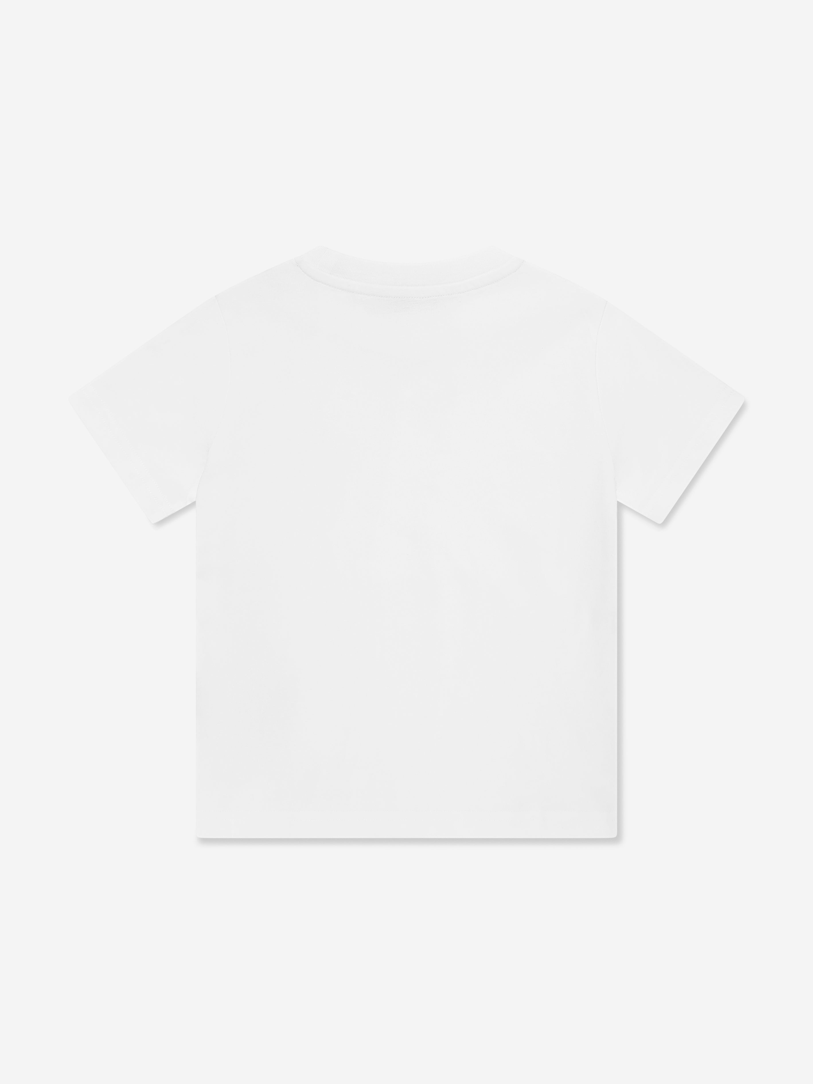 Moncler Enfant Boys Logo T-Shirt in White