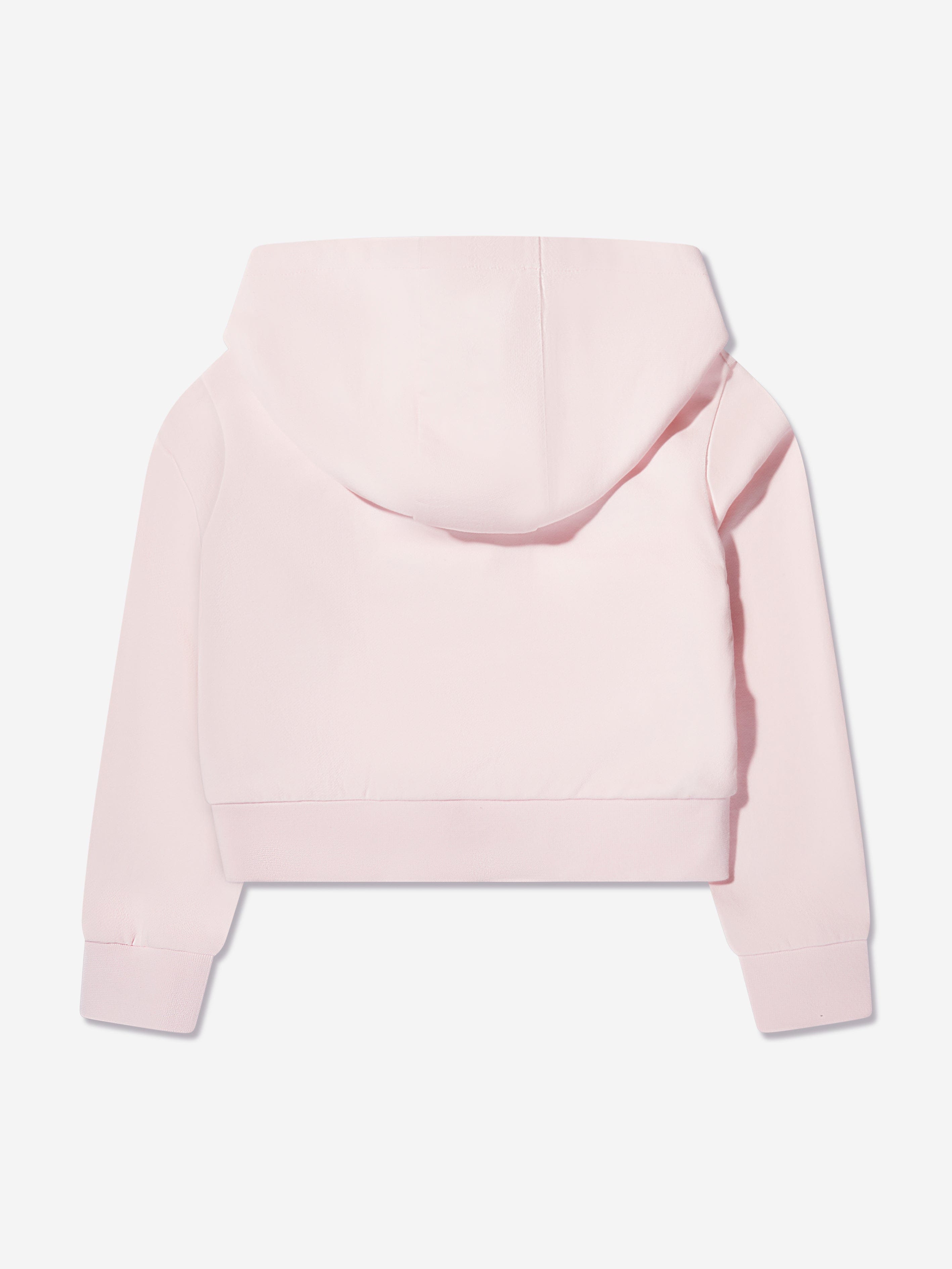 Moncler Enfant Girls Logo Hoodie in Pink