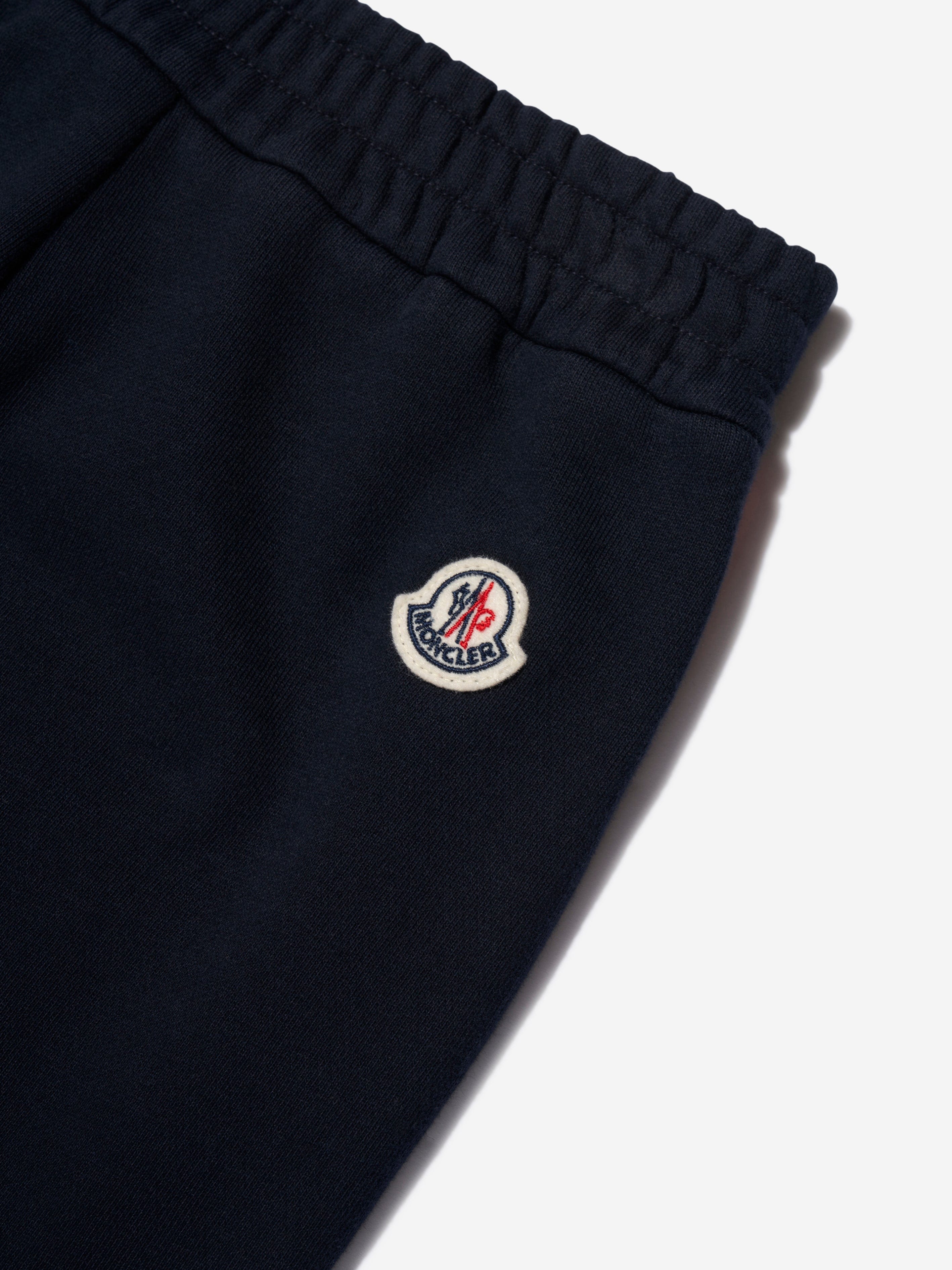 Moncler Enfant Boys Logo Joggers in Navy