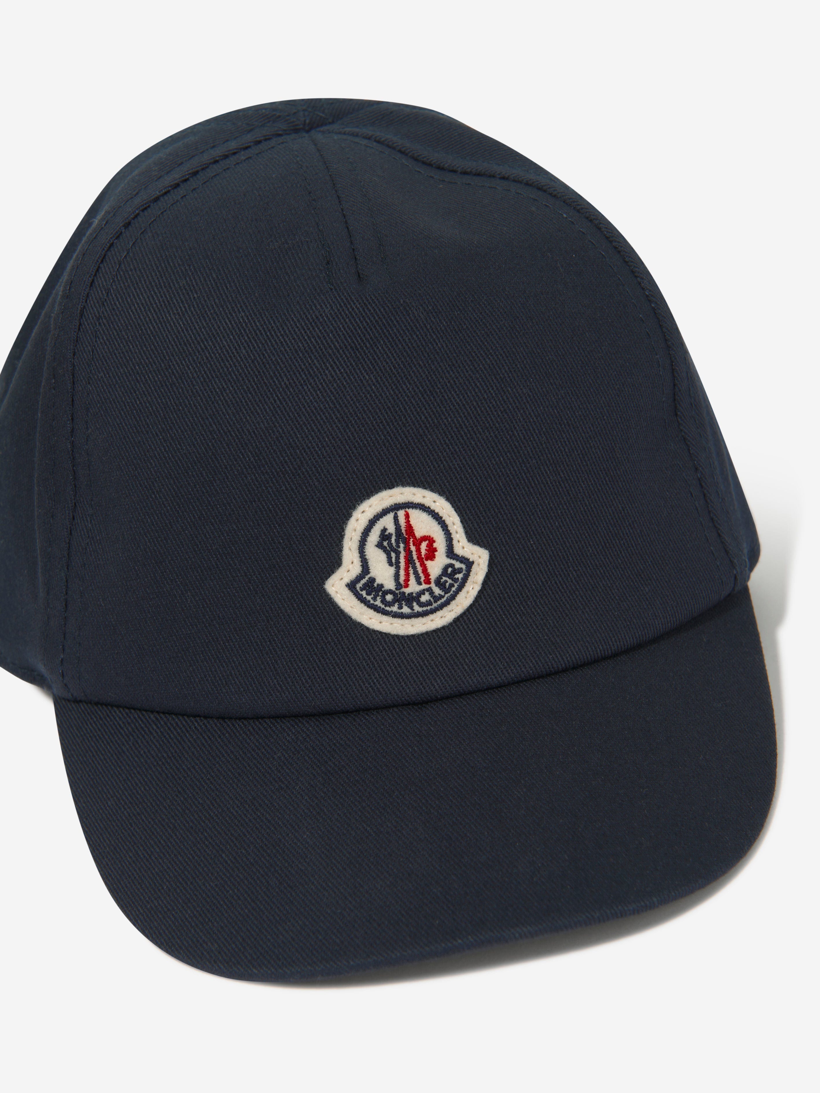 Moncler Enfant Baby Boys Logo Cap in Navy