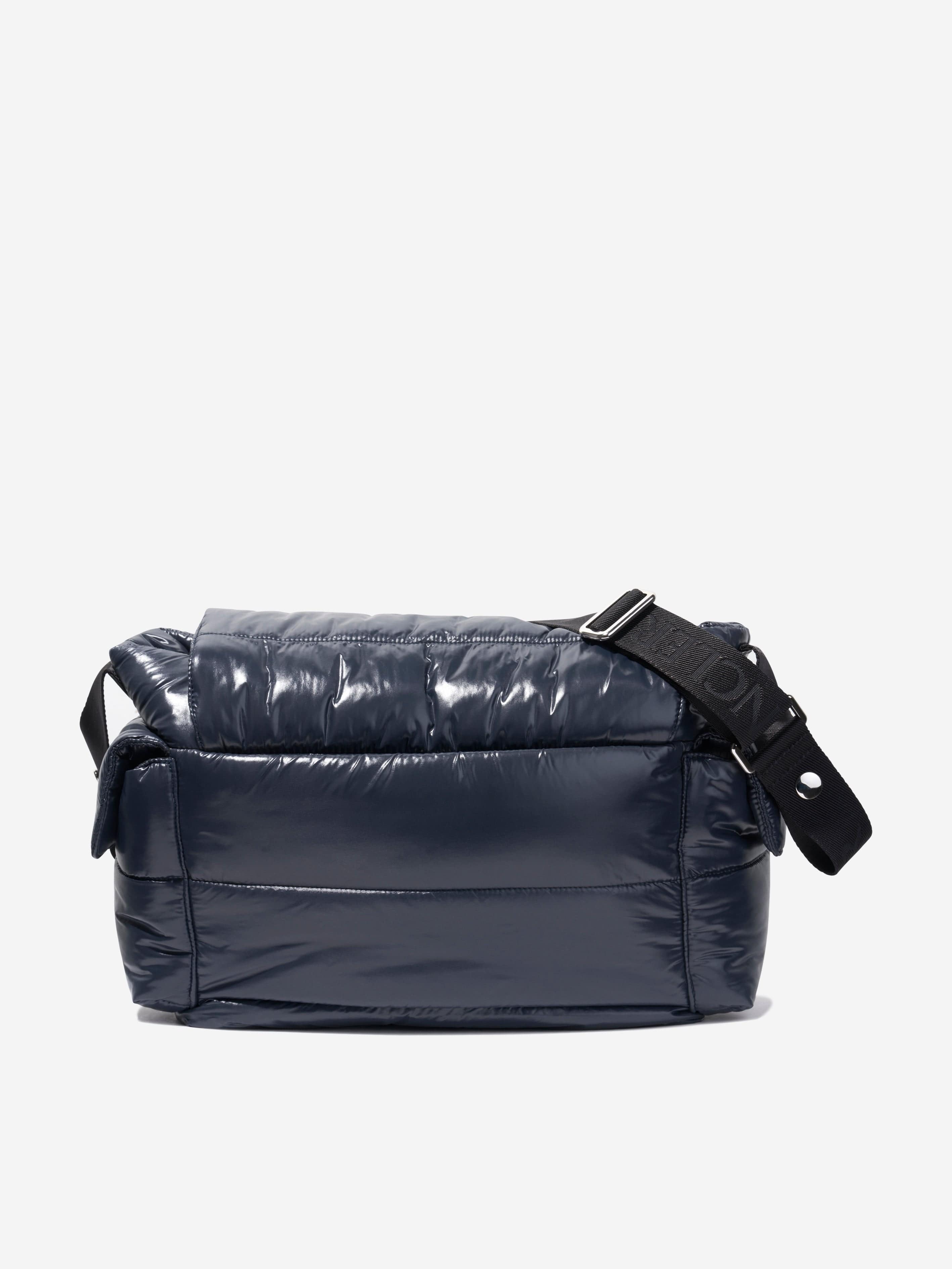 Moncler Enfant Baby Padded Changing Bag in Navy