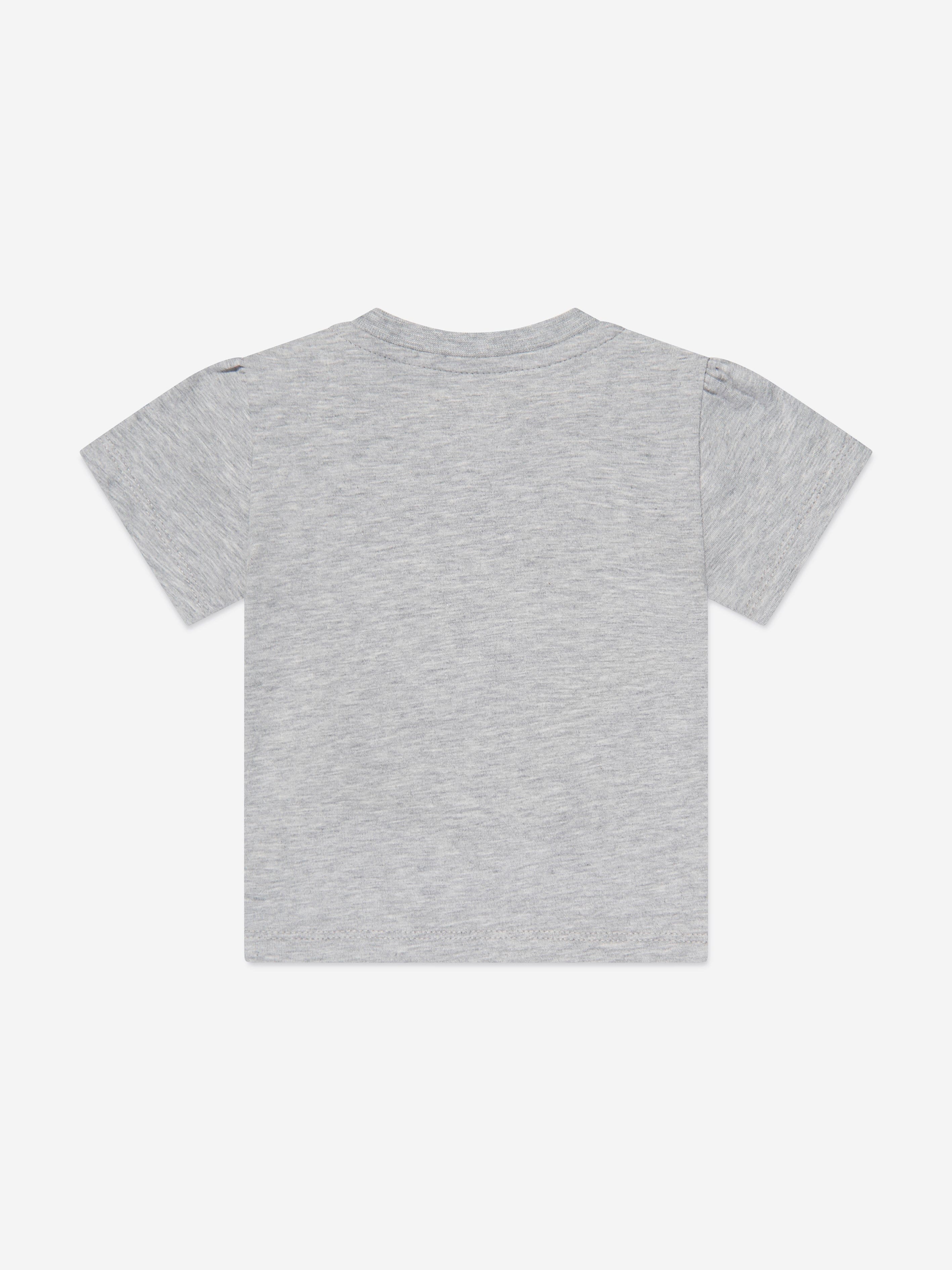 Moncler Enfant Baby Girls Bear T-Shirt in Grey