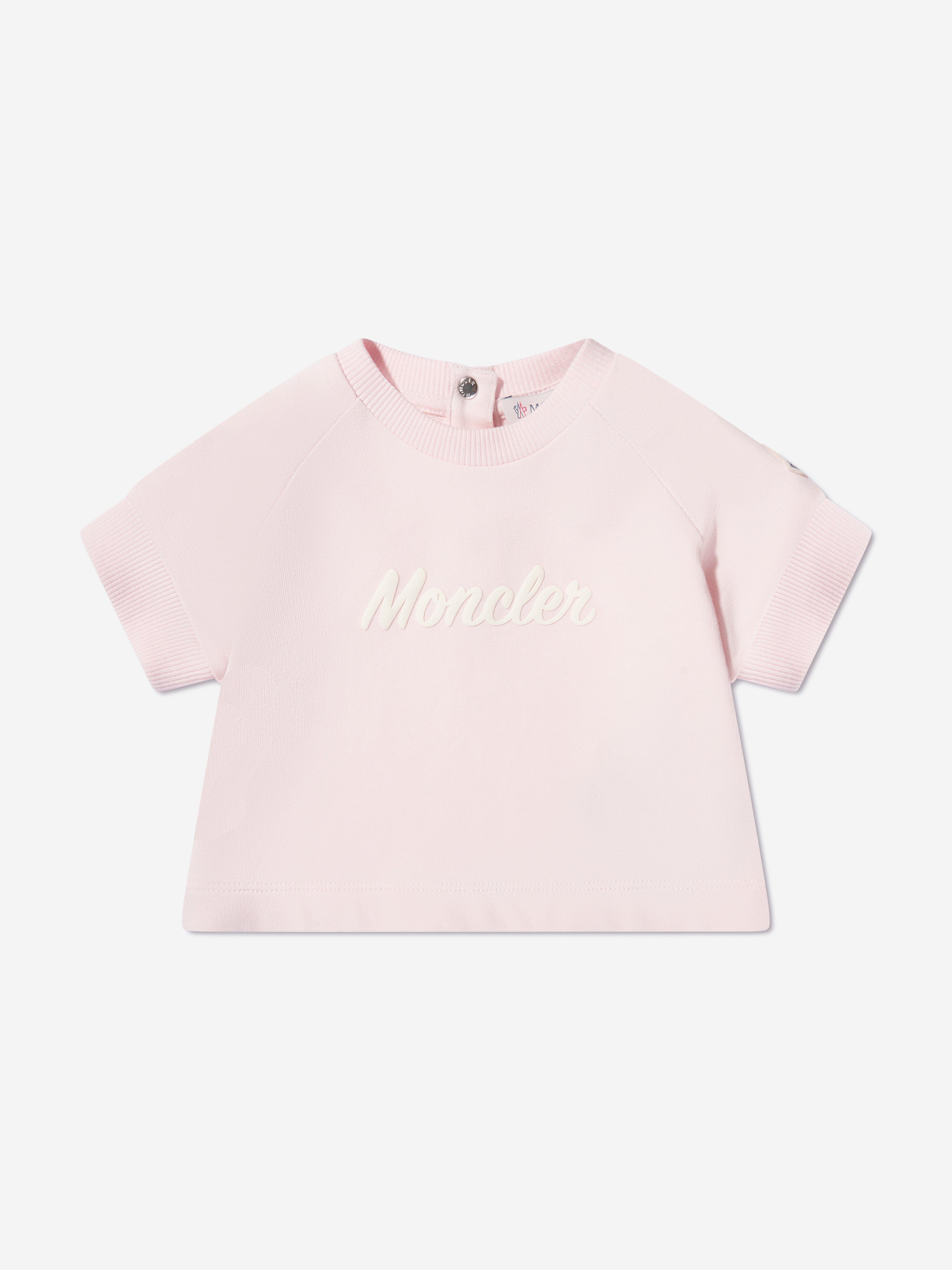 Moncler Enfant Baby Girls Short Set in Pink