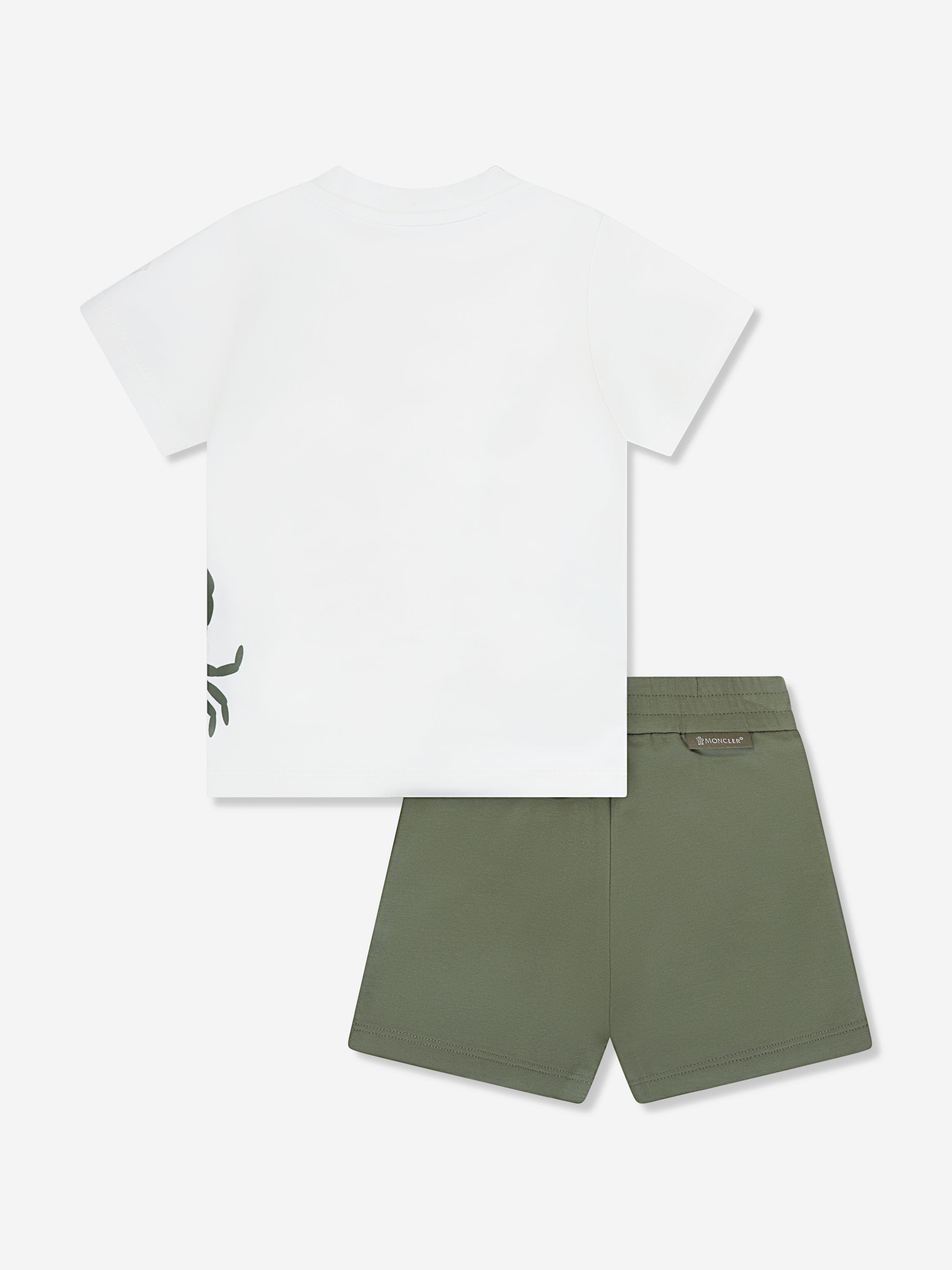 Moncler Enfant Baby Boys Short Set in Green