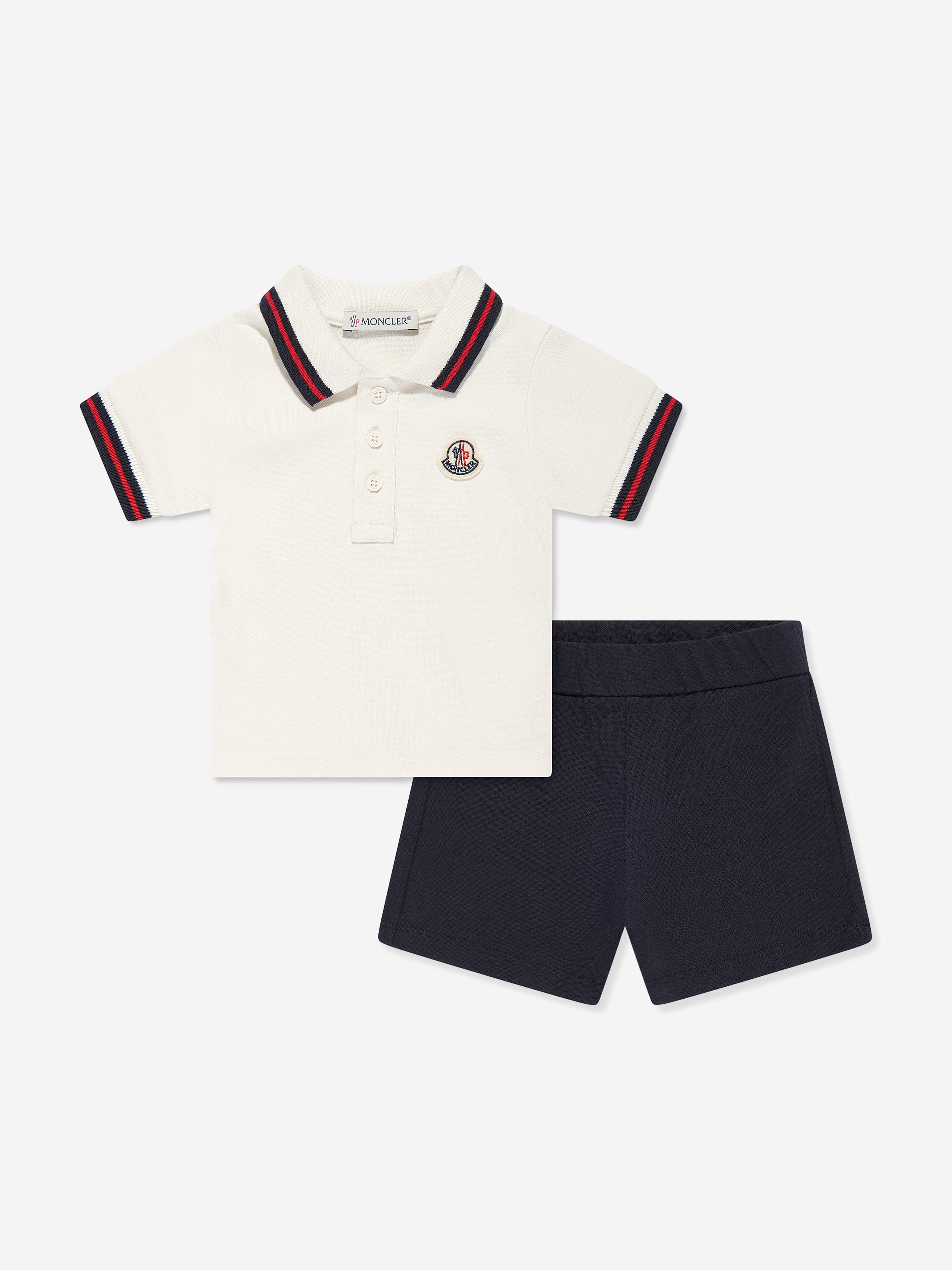 Moncler Enfant Baby Boys Short Set in White