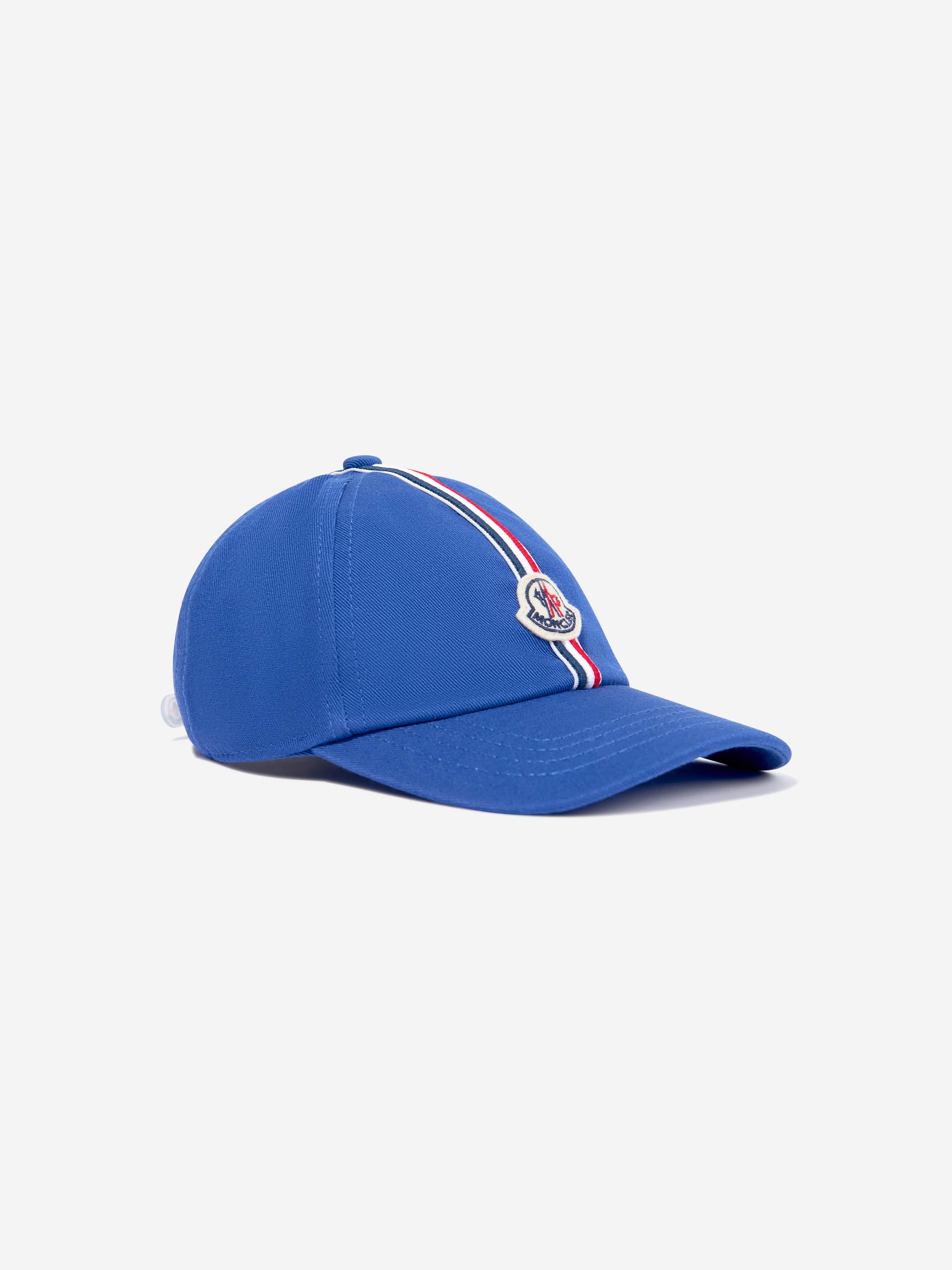 Moncler Enfant Boys Logo Baseball Cap in Blue