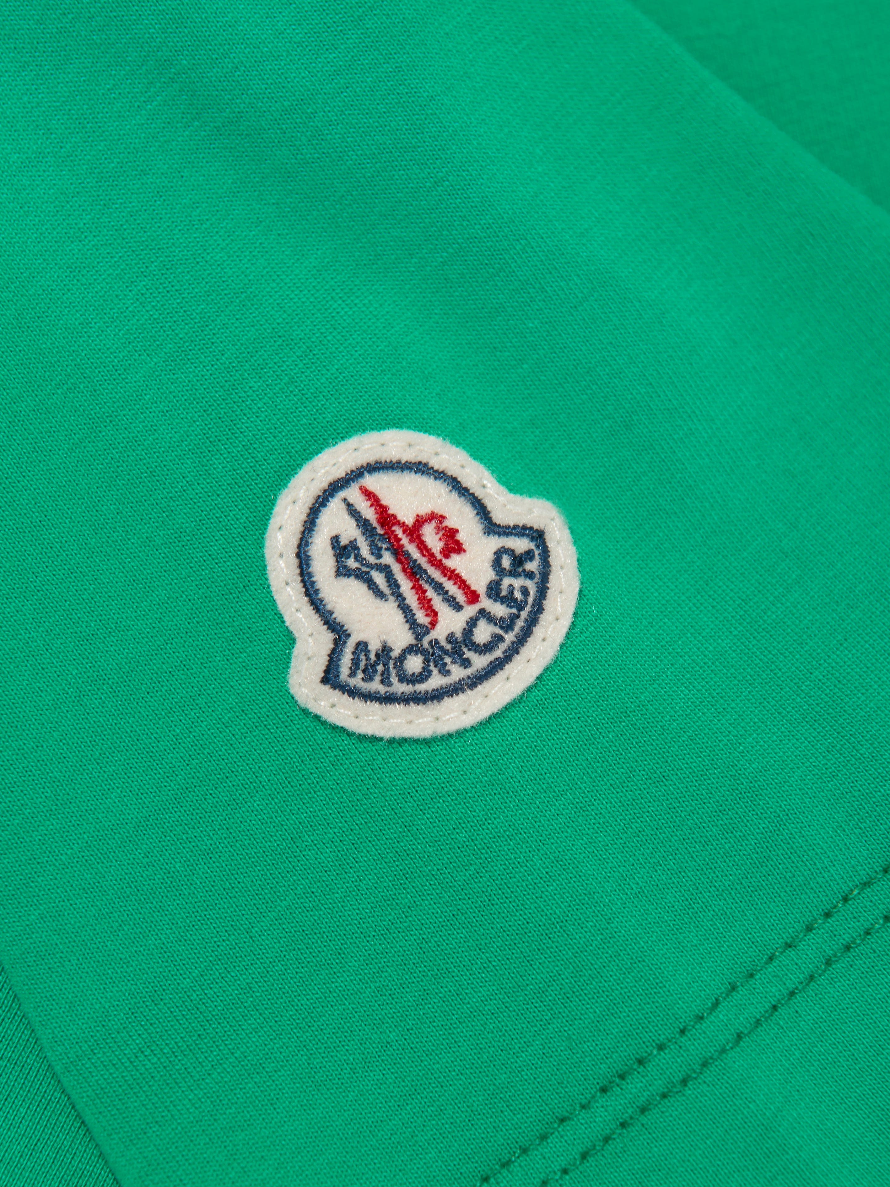 Moncler Enfant Boys Logo t-Shirt in Green