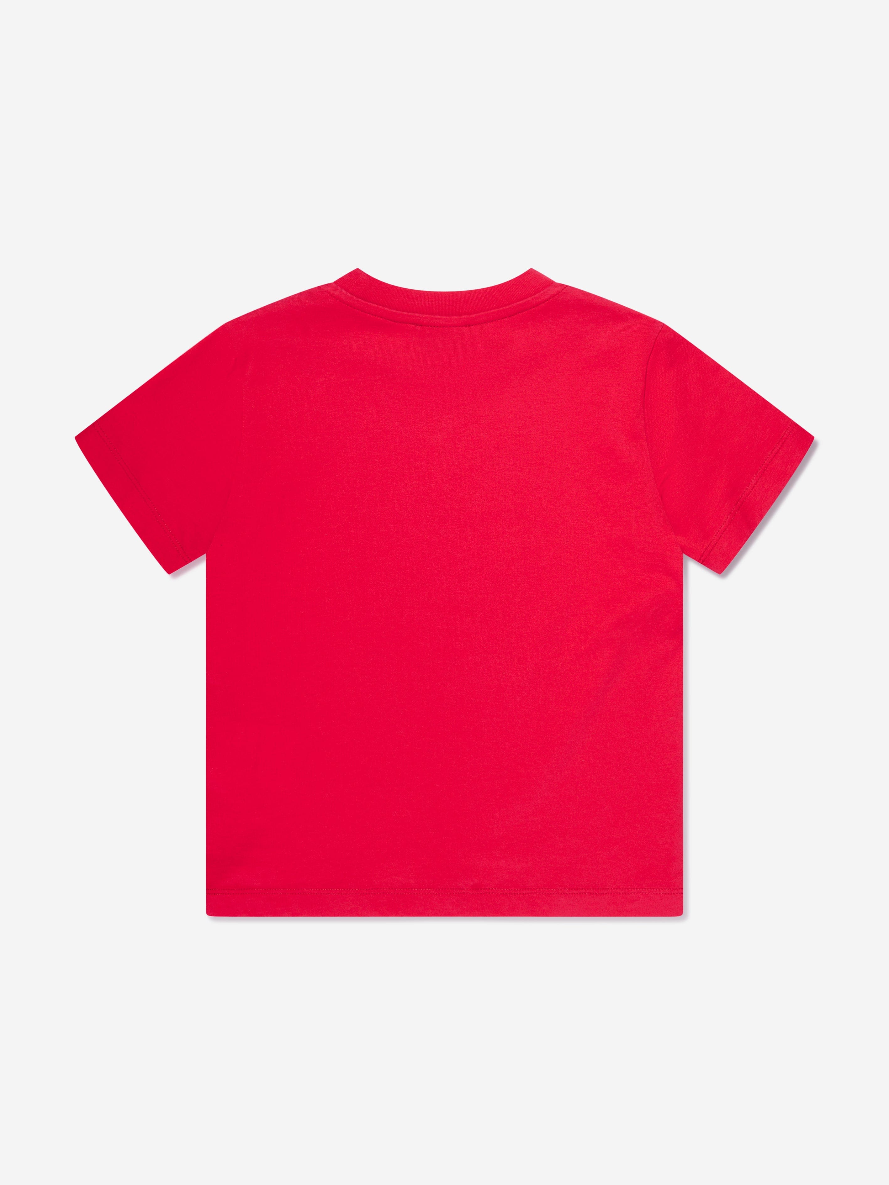 Moncler Enfant Boys Ride The Waves T-Shirt in Red