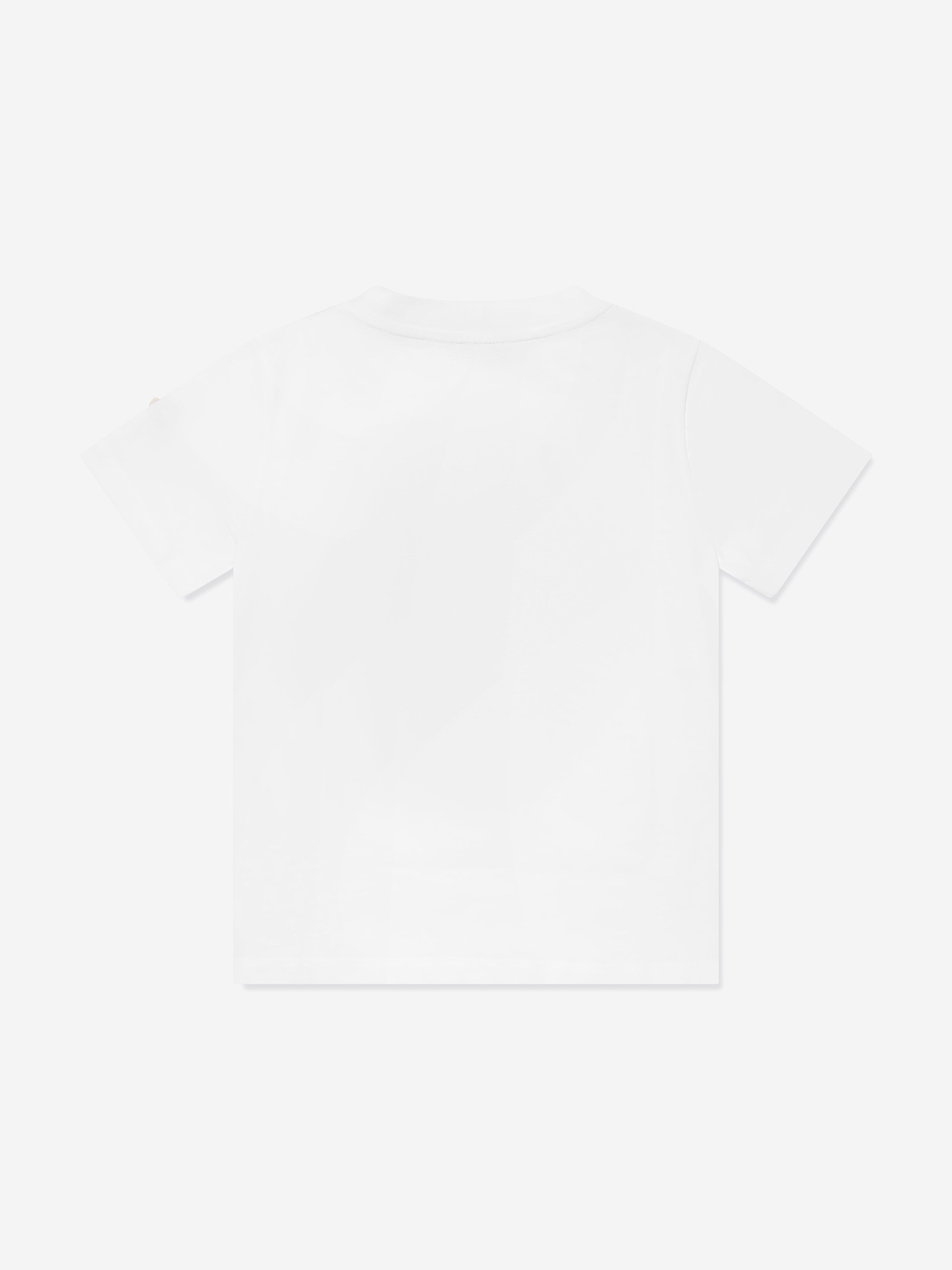 Moncler Enfant Boys Logo Print T-Shirt in White