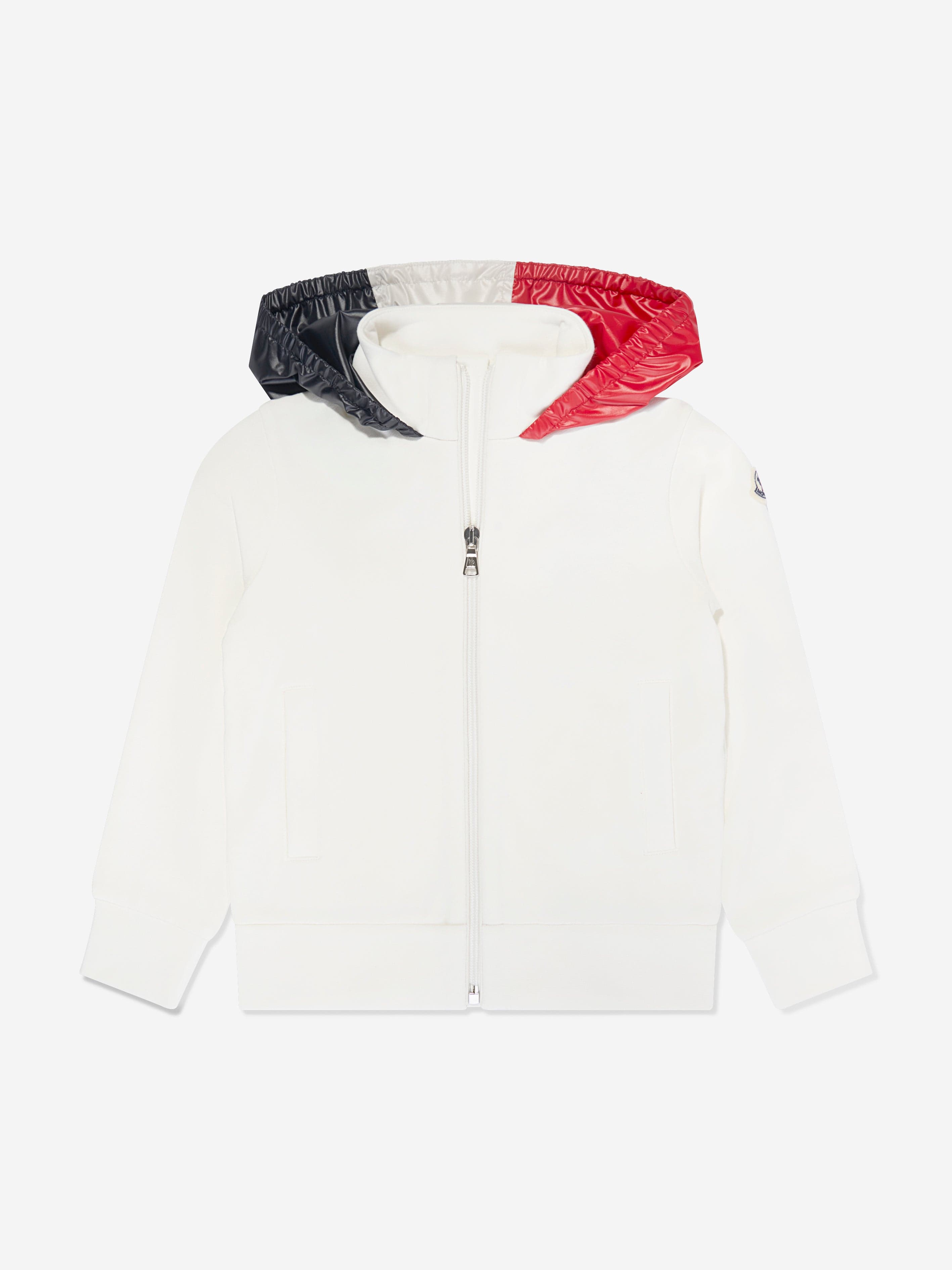 Moncler Enfant Boys Zip Up Top in White