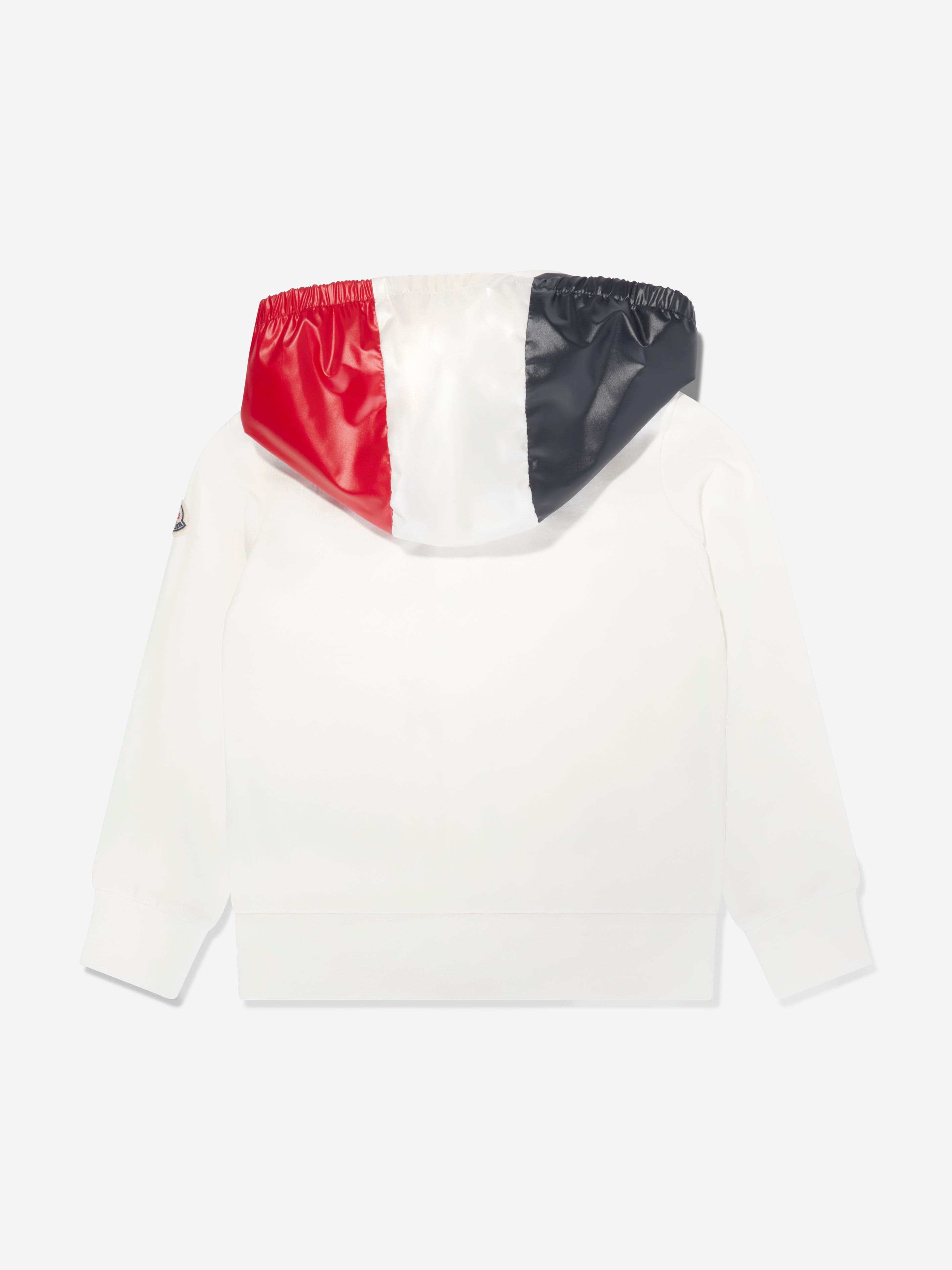 Moncler Enfant Boys Zip Up Top in White