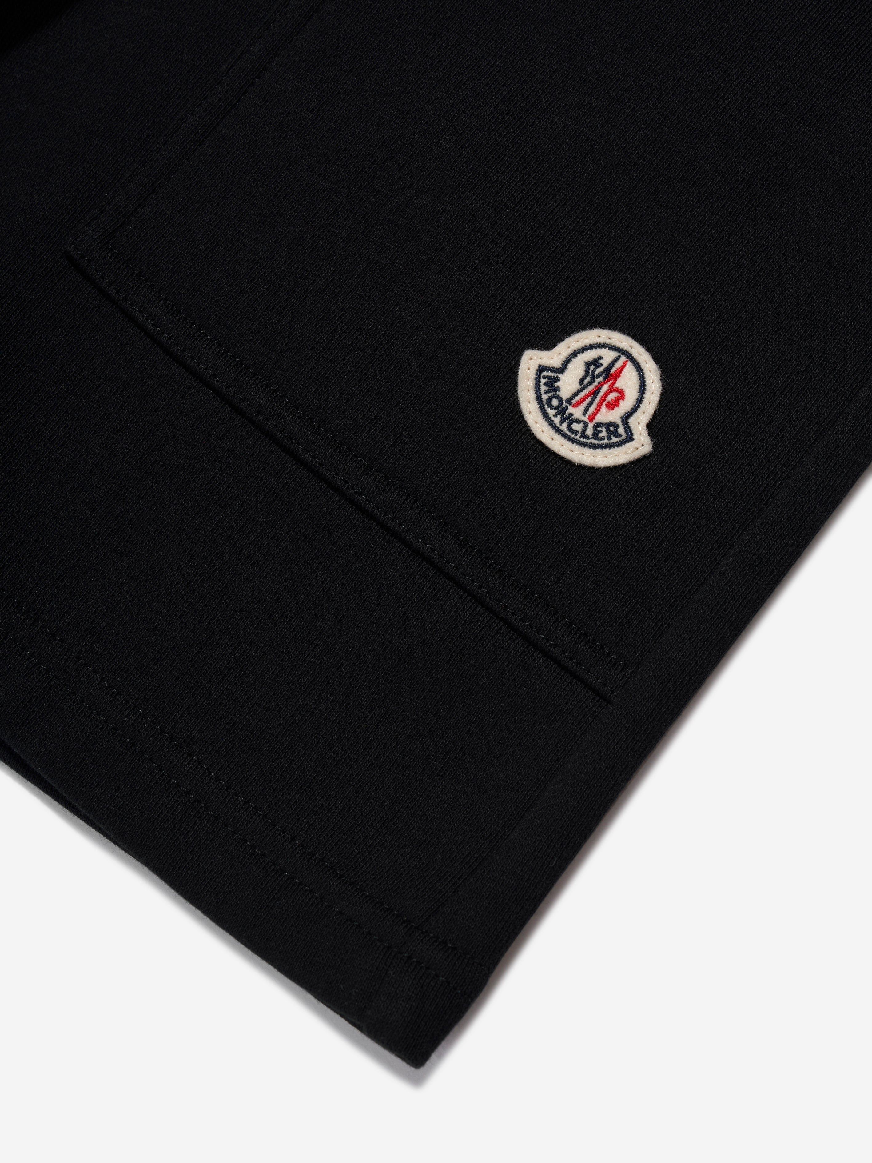 Moncler Enfant Boys Logo Shorts in Black