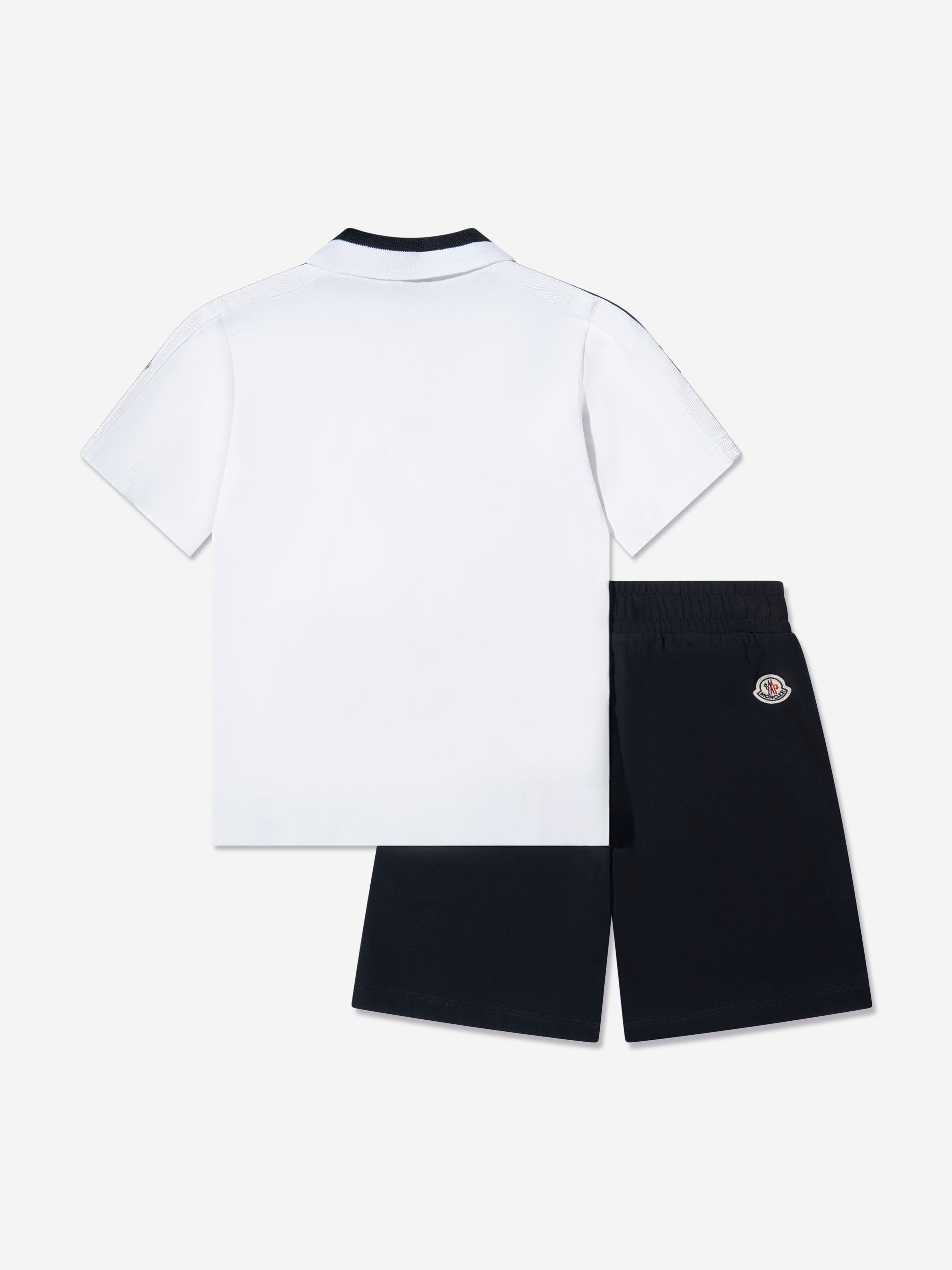 Moncler Enfant Boys Short Set in White