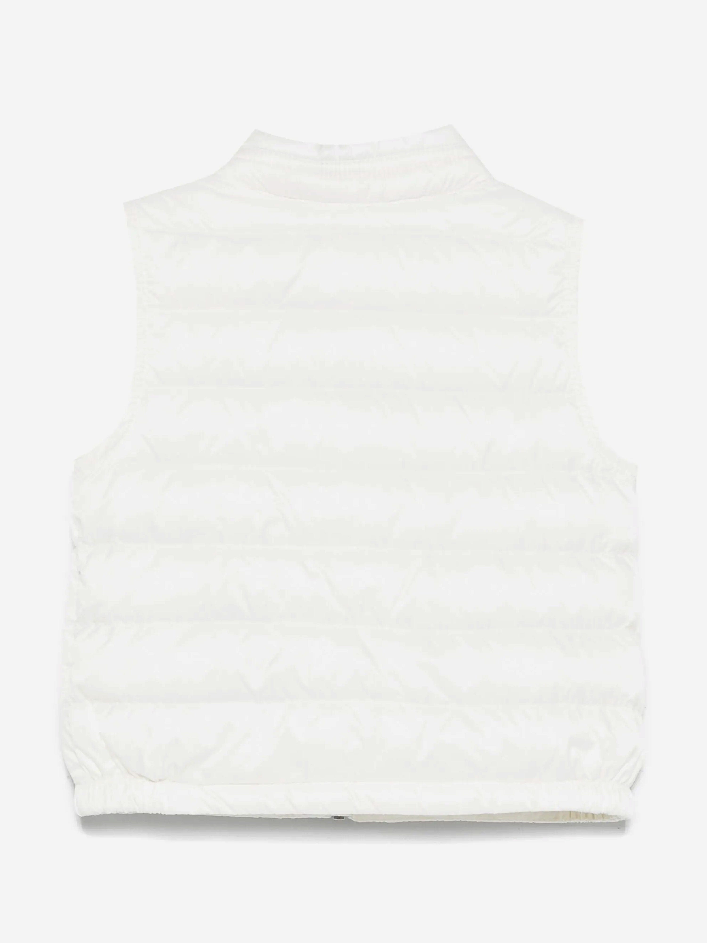 Moncler Enfant Baby Boys Down Padded New Amaury Gilet in Ivory