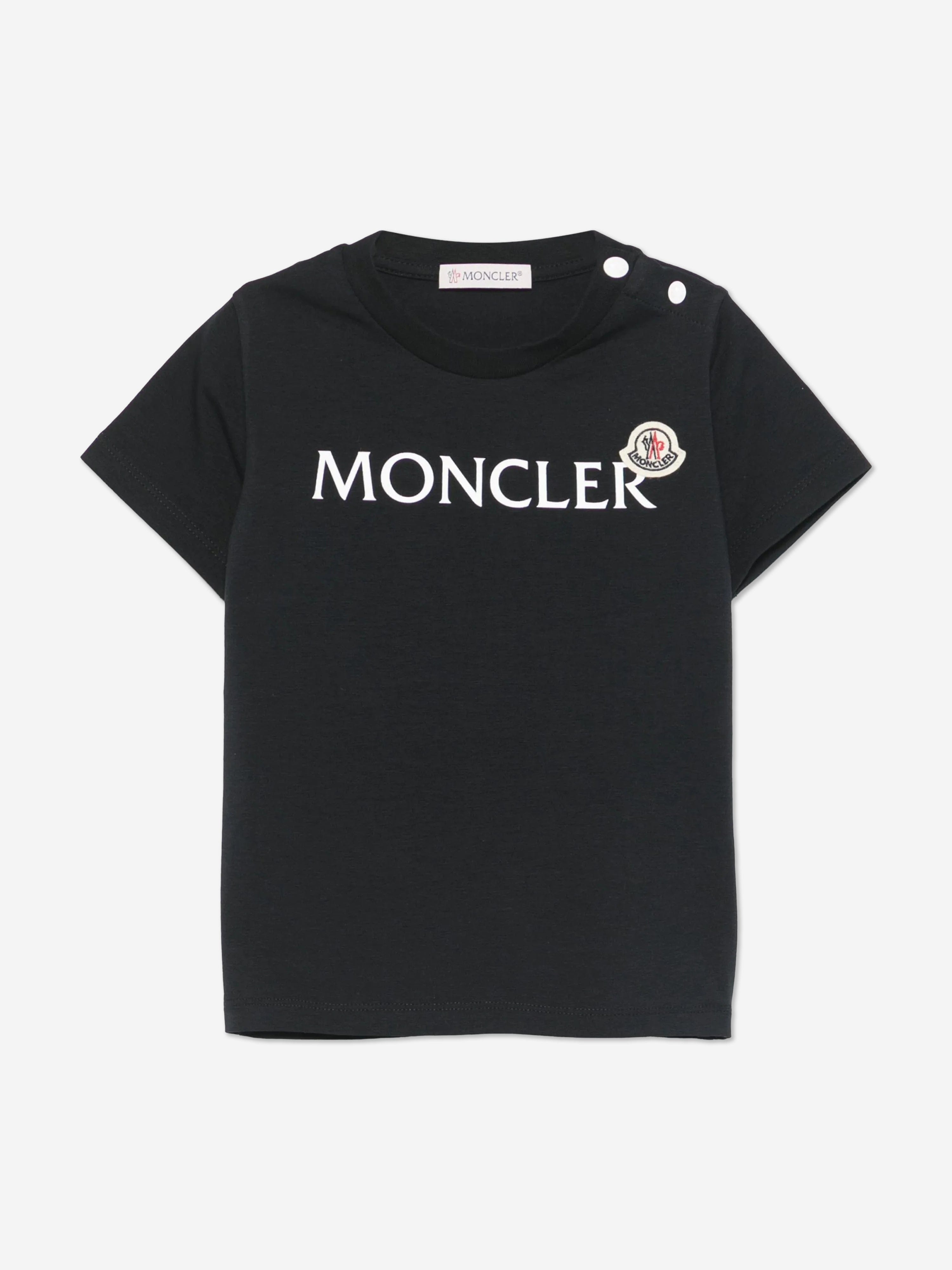 Moncler Enfant Baby Boys Logo T-Shirt in Navy