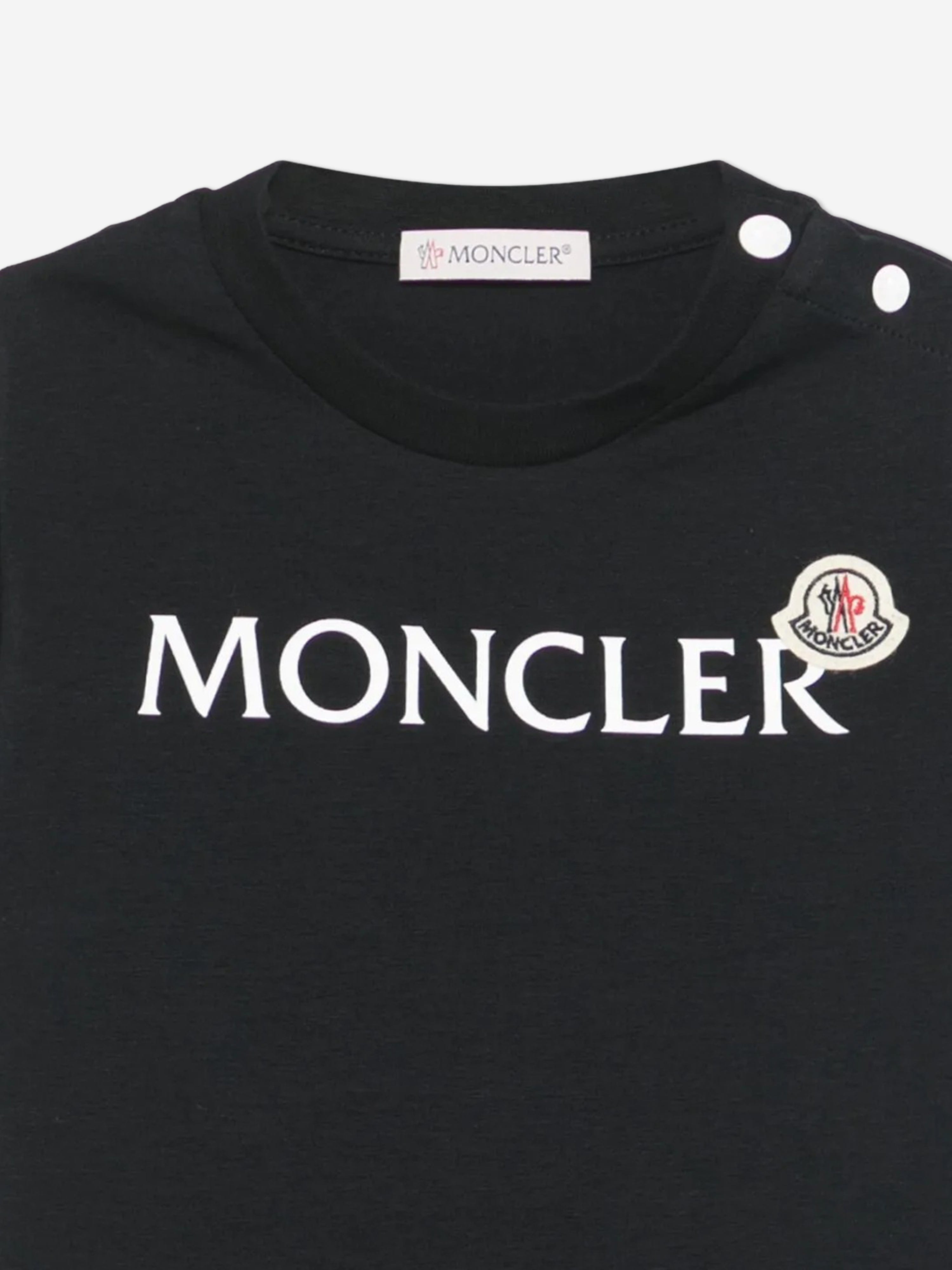 Moncler Enfant Baby Boys Logo T-Shirt in Navy