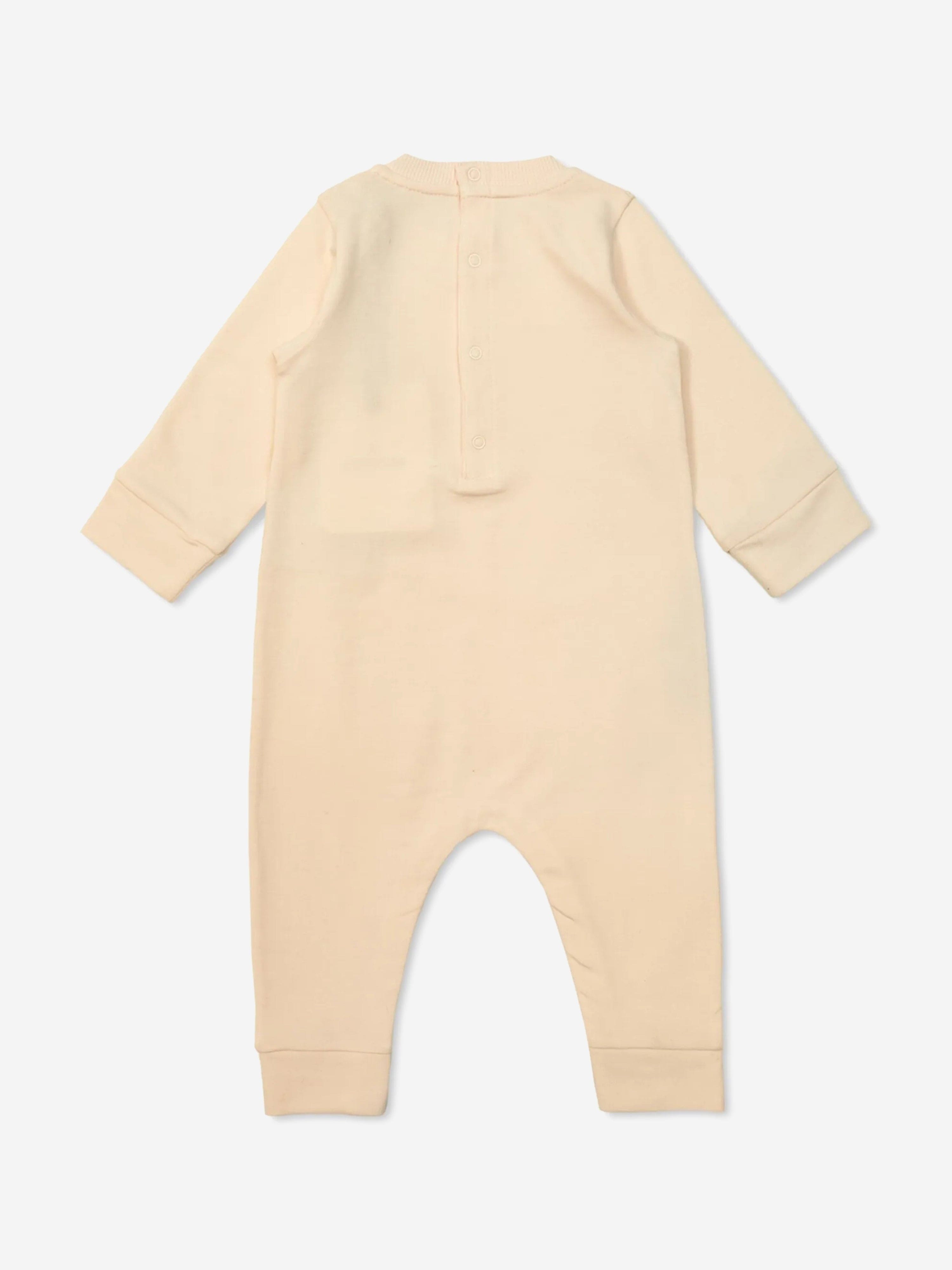 Moncler Enfant Baby Girls Logo Romper in Pink