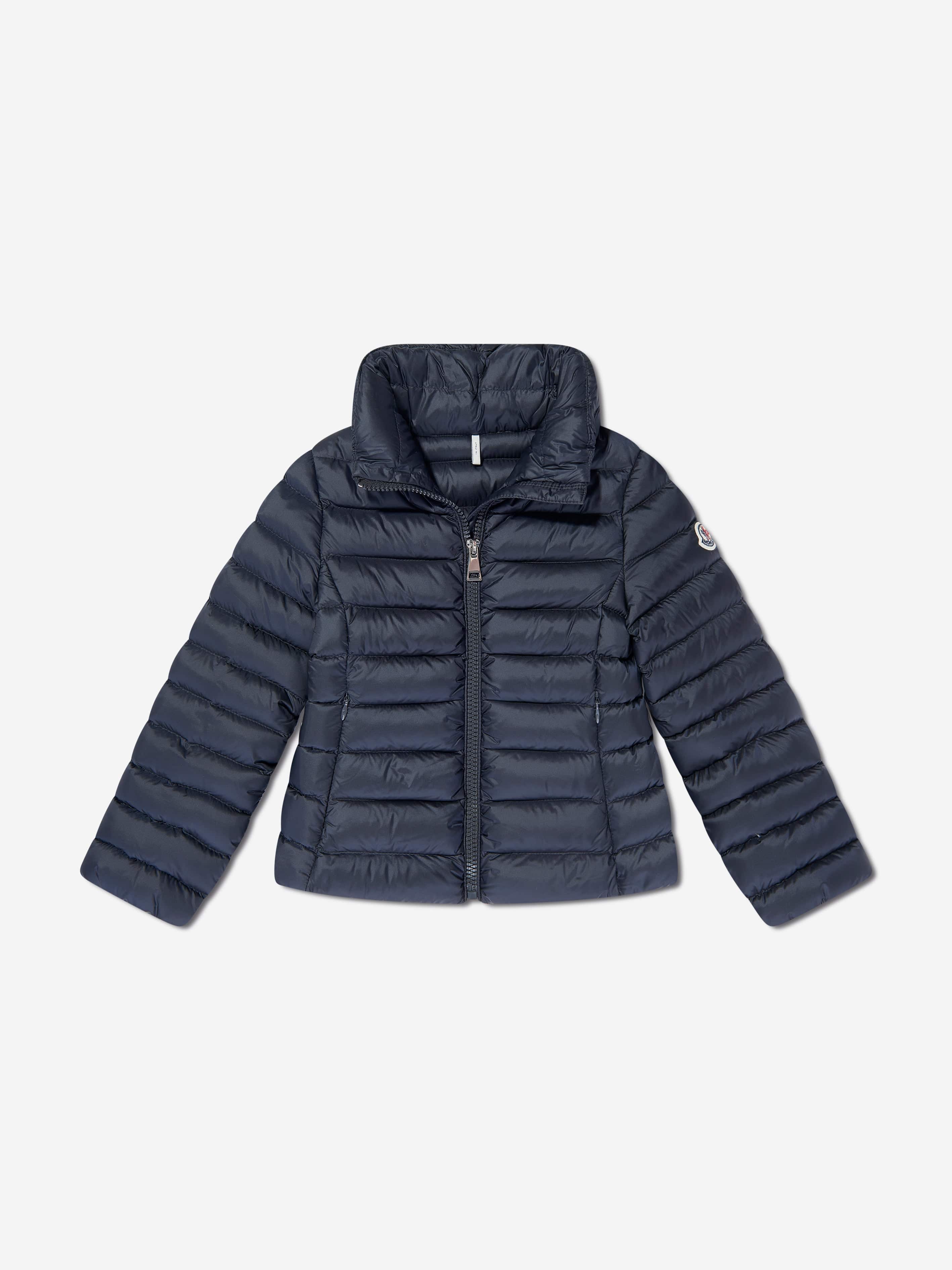 Moncler Enfant Girls Down Padded Ige Jacket in Navy