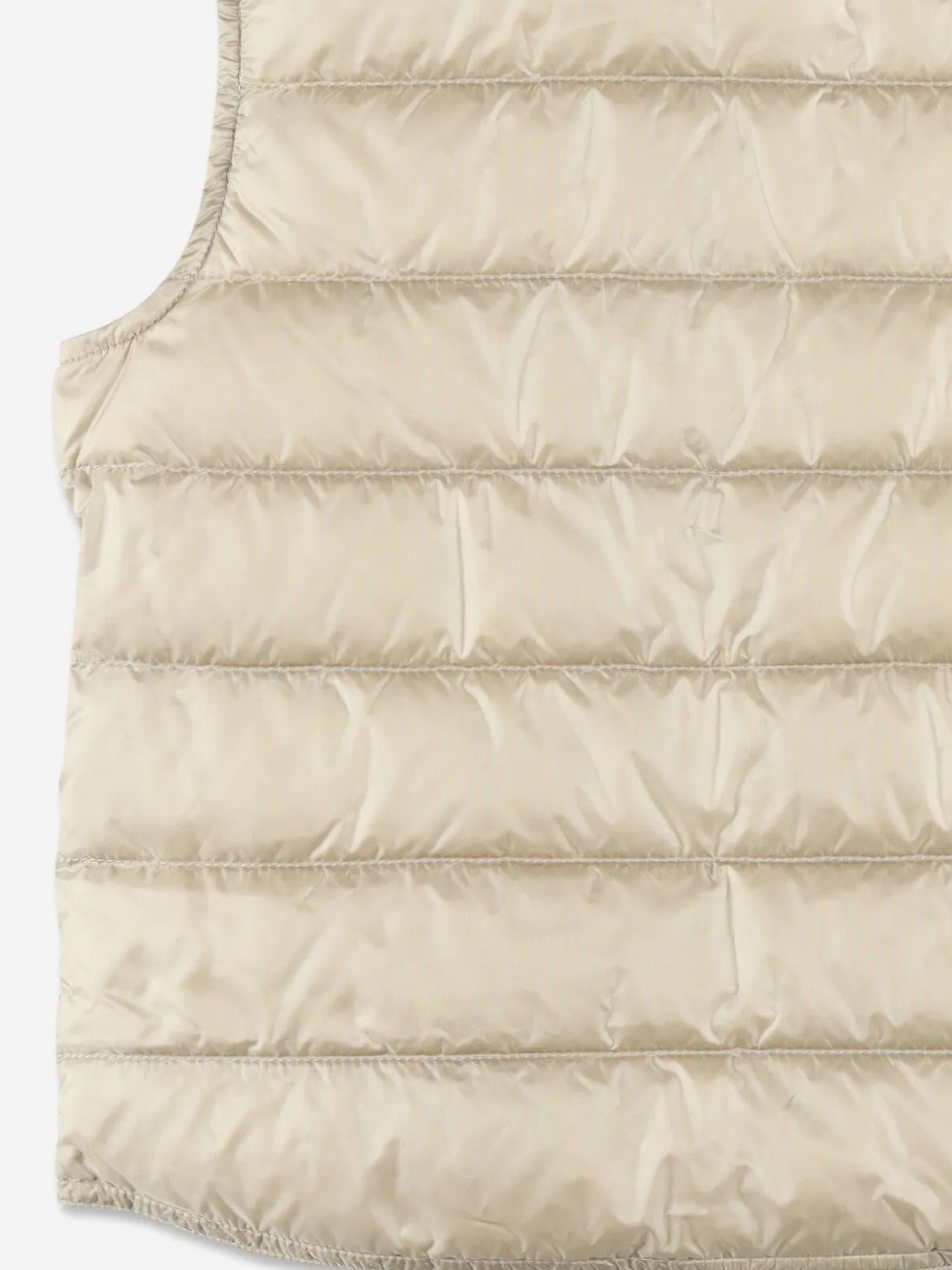 Moncler Enfant Boys Down Padded Gui Gilet in Beige