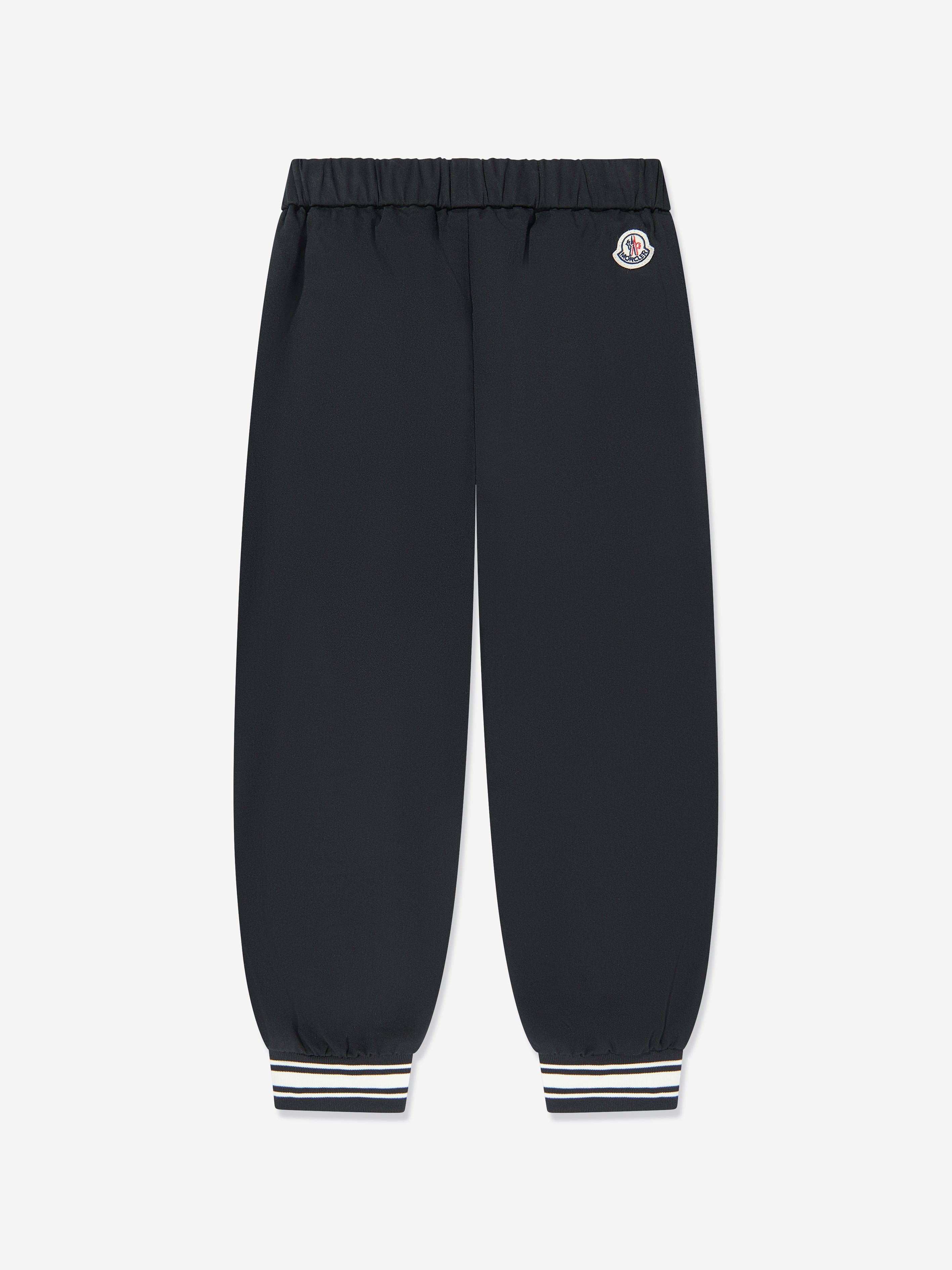 Moncler Enfant Boys Logo Joggers in Black