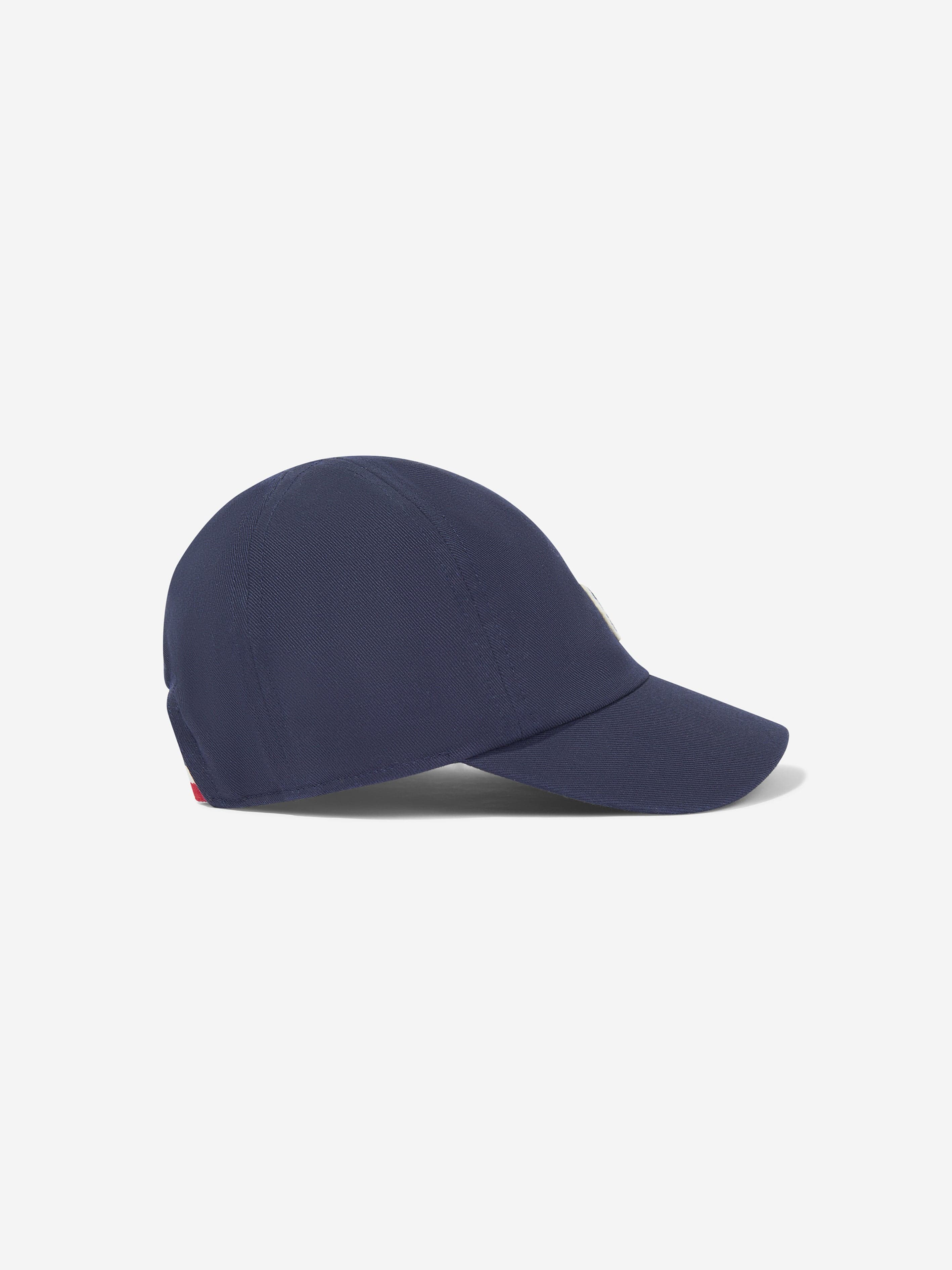Moncler Enfant Baby Boys Logo Cap in Navy