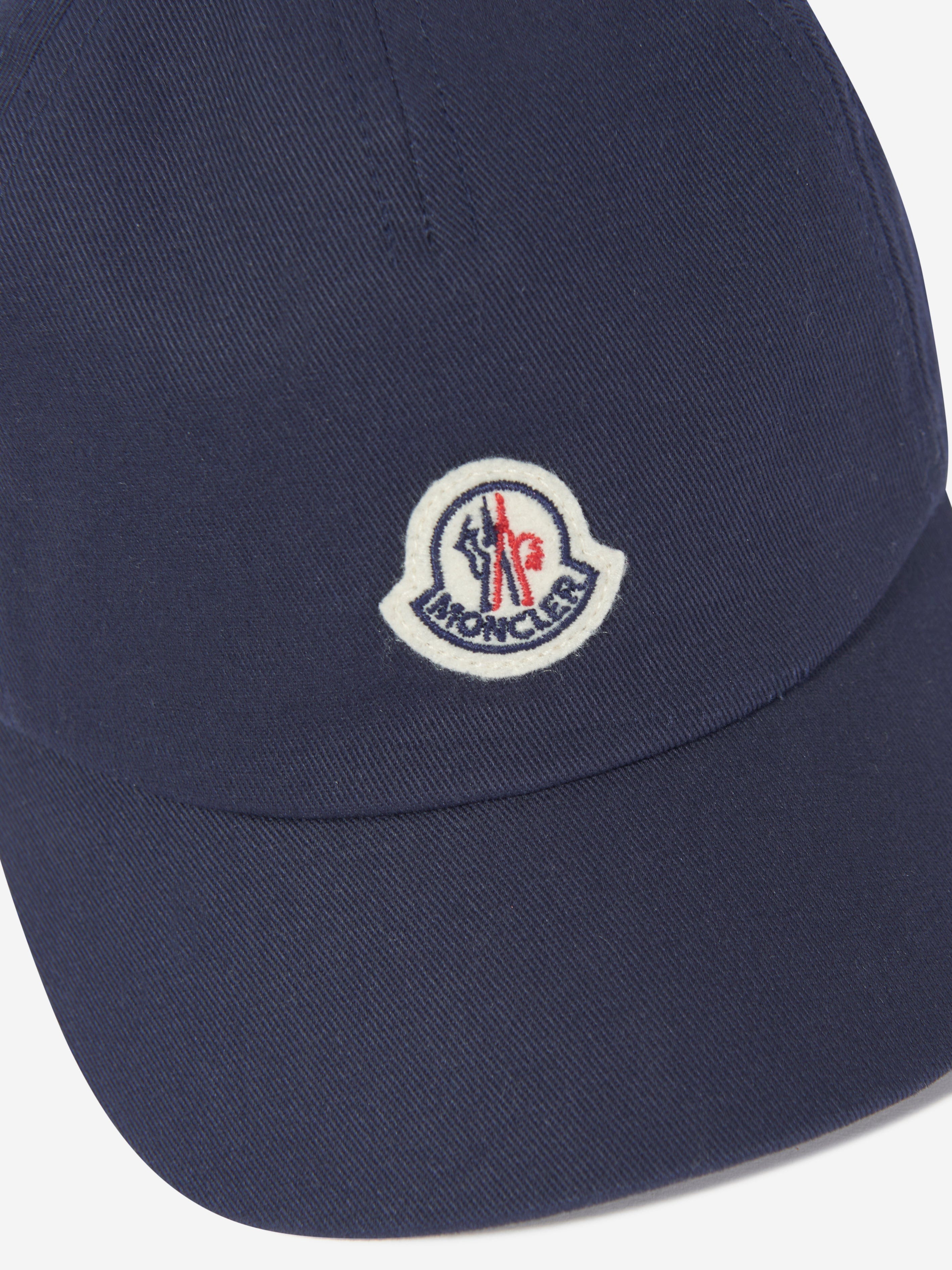 Moncler Enfant Baby Boys Logo Cap in Navy