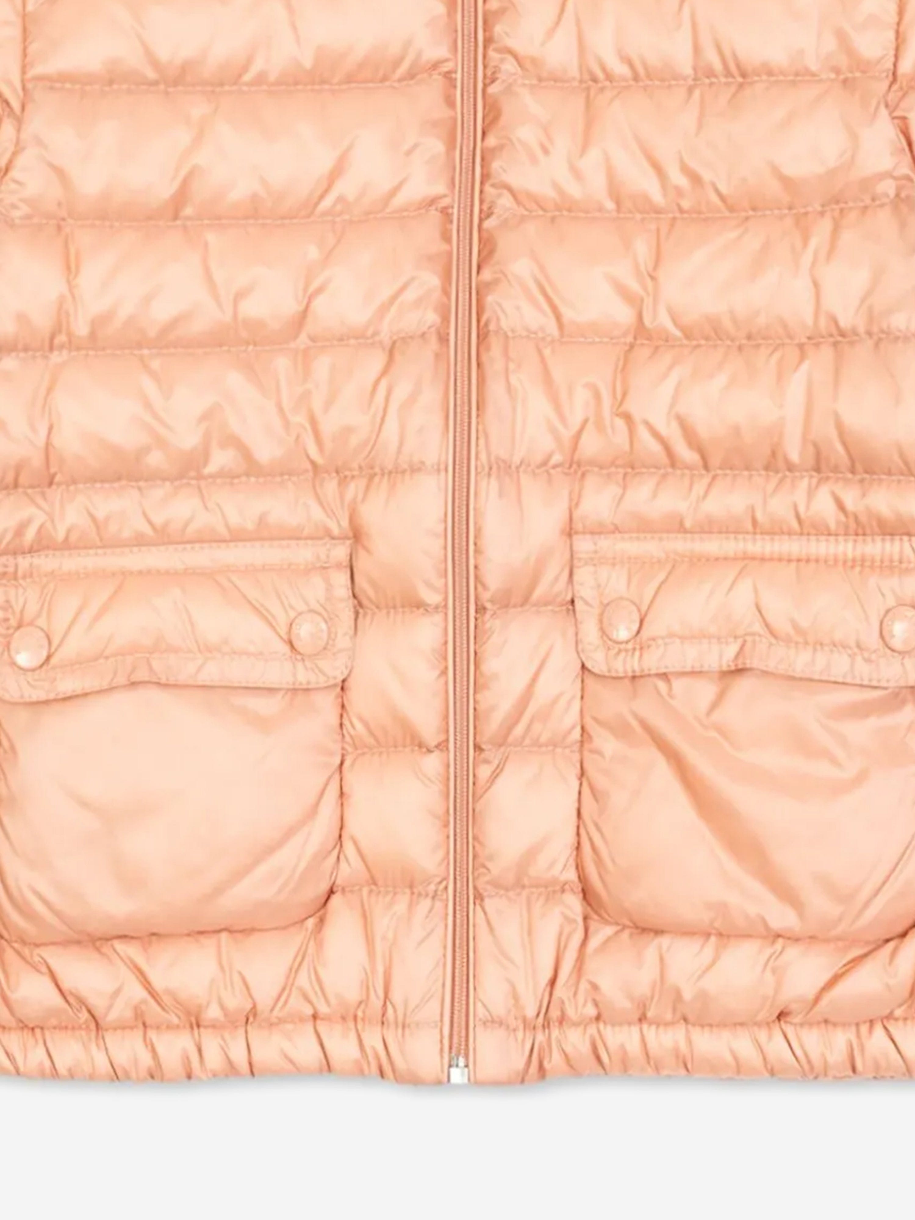 Moncler Enfant Girls Down Padded Lans Jacket in Pink