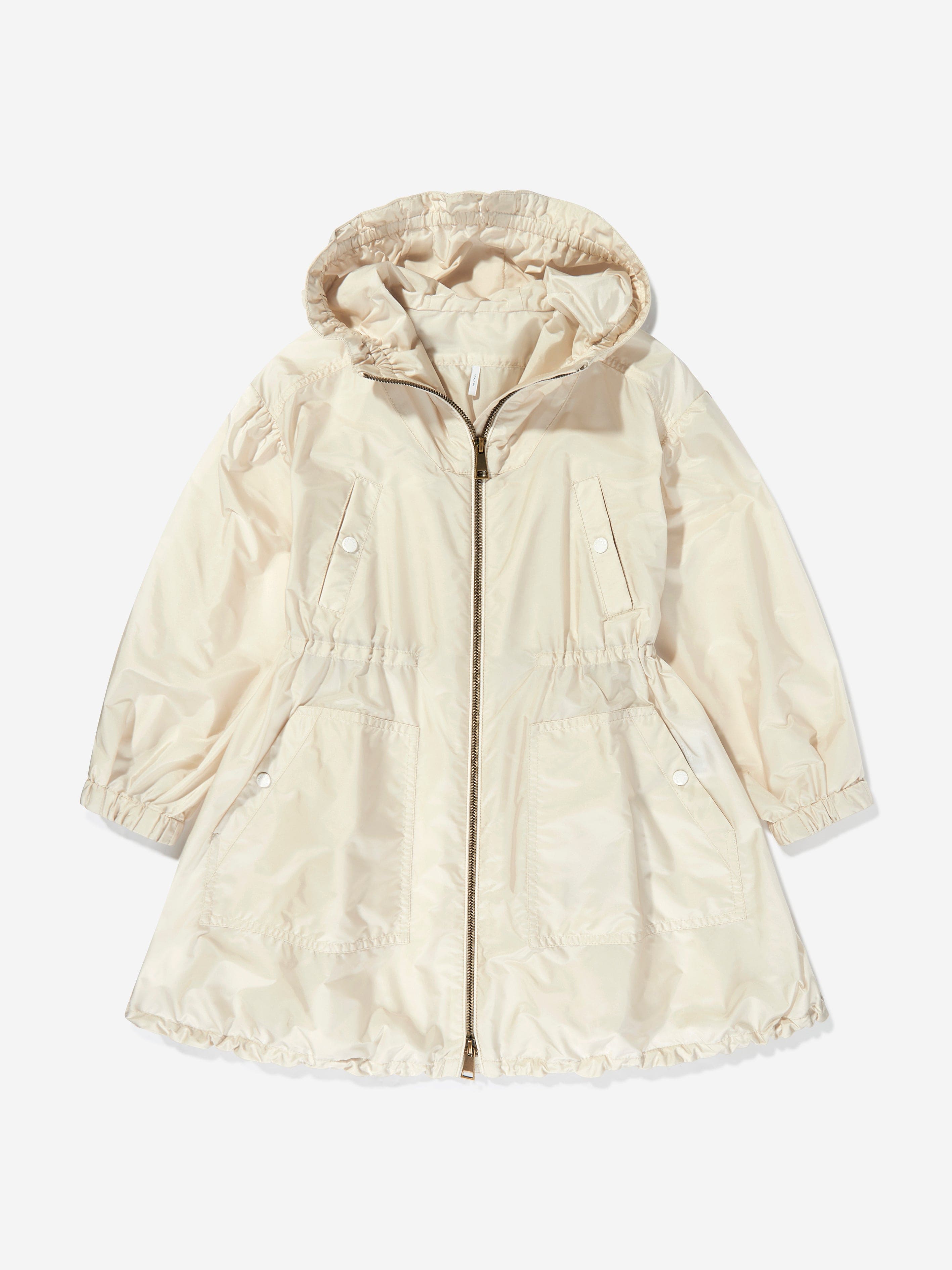 Moncler Enfant Girls Bessie Long Parka in Beige