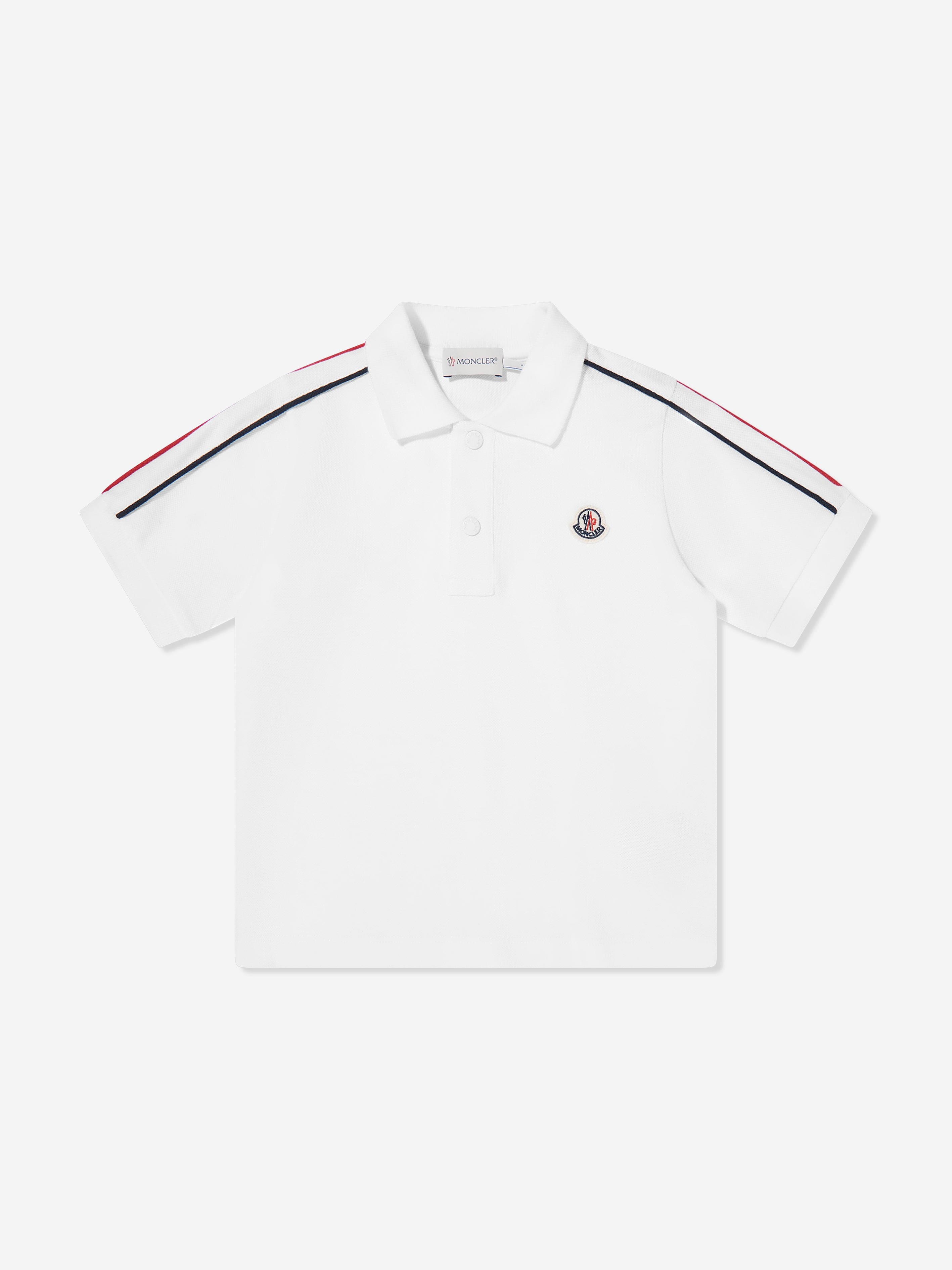 Moncler Enfant Boys Logo Short Set in White