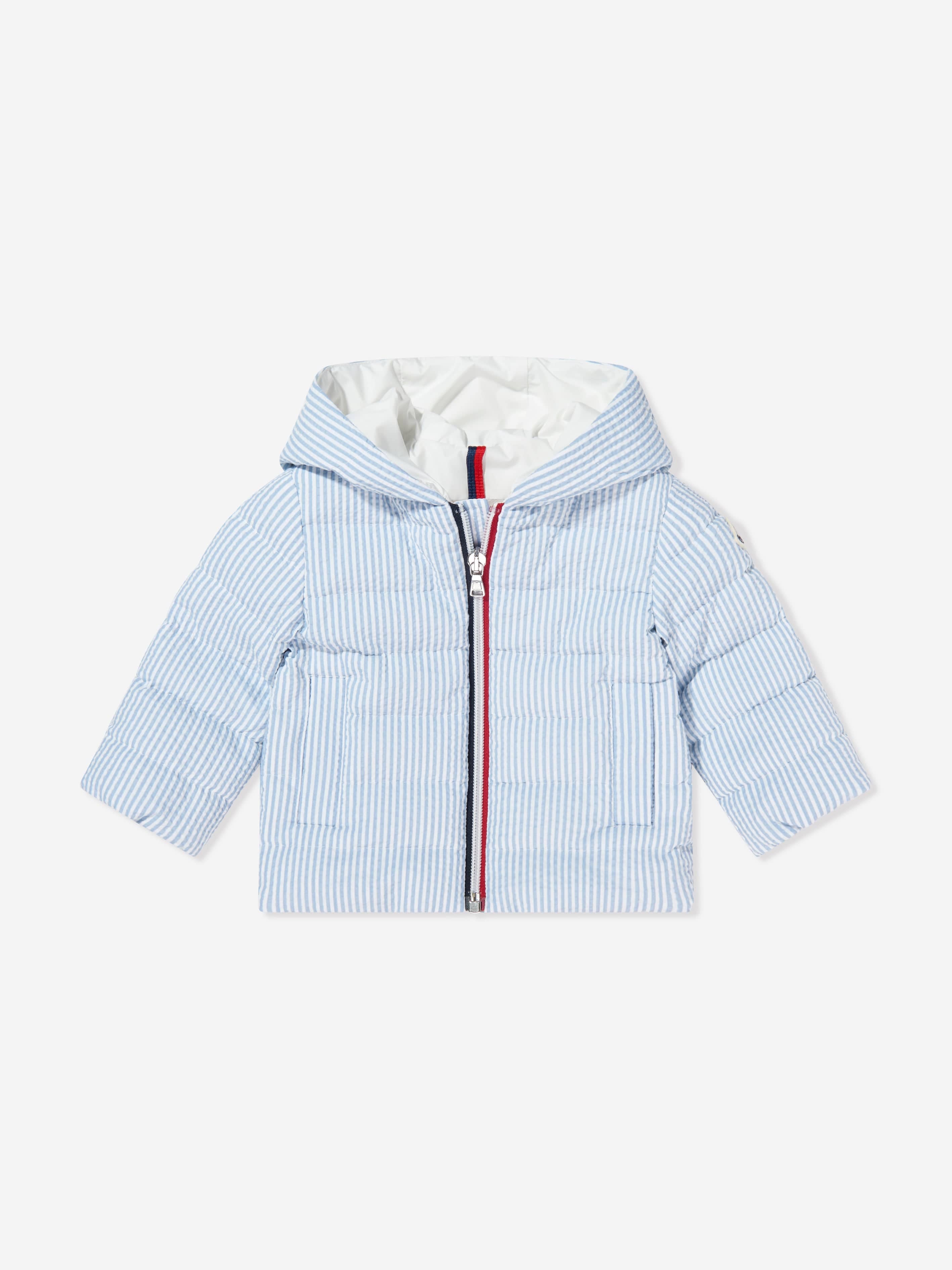Moncler Enfant Baby Boys Down Padded Haluk Jacket in Blue