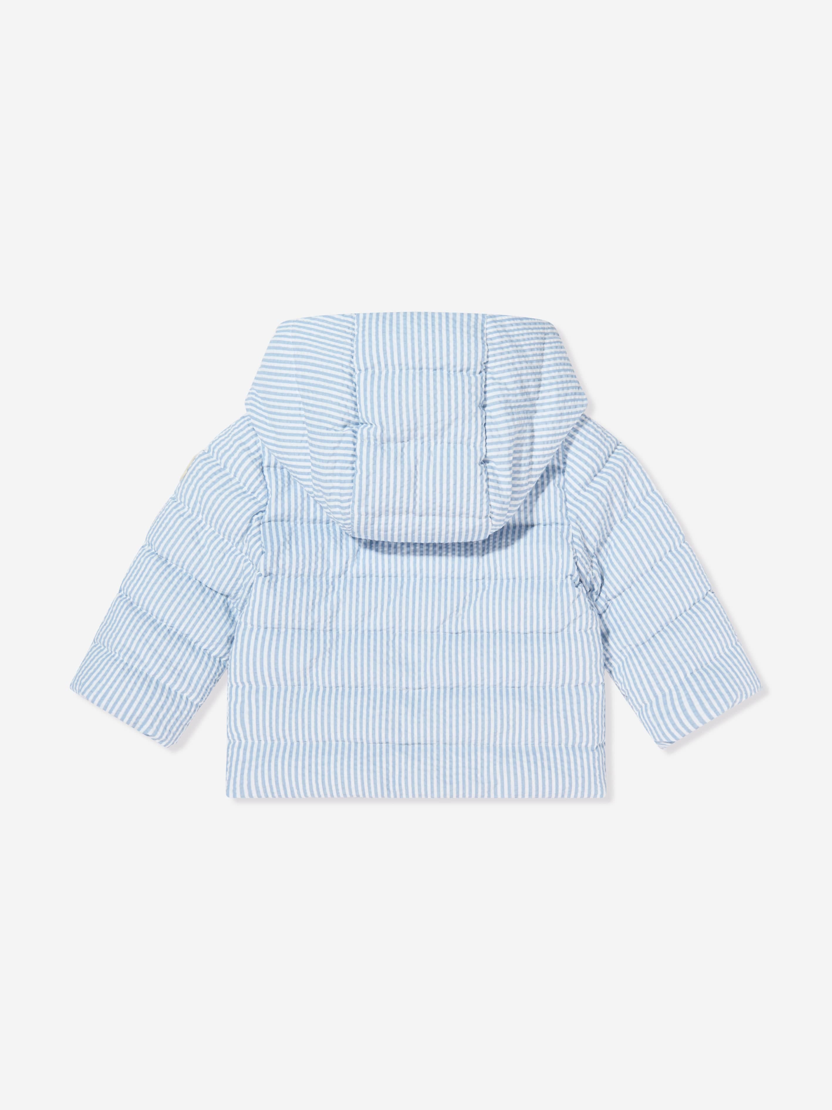 Moncler Enfant Baby Boys Down Padded Haluk Jacket in Blue