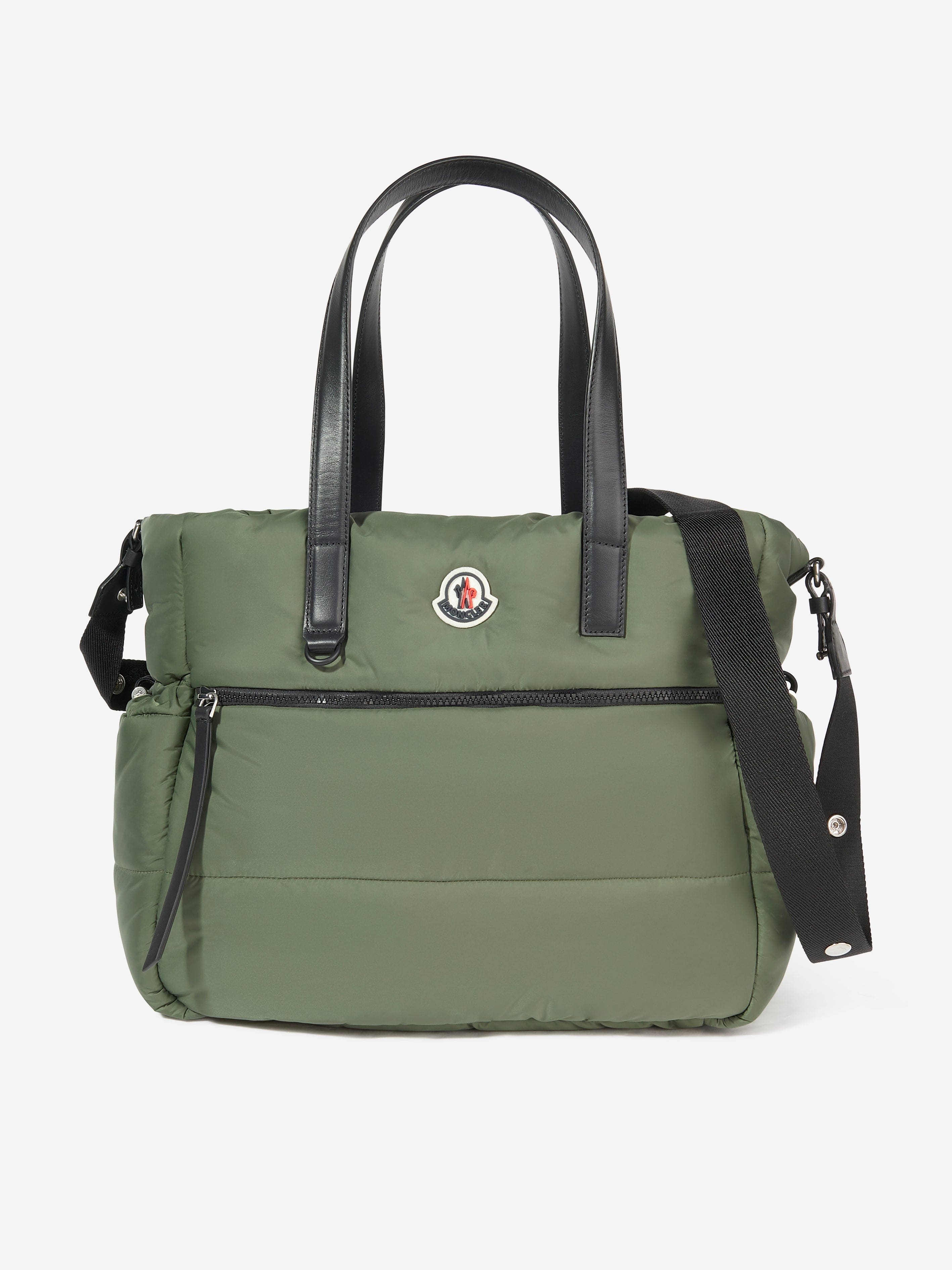 Moncler Enfant Baby New Mommy Tote Changing Bag in Green (38cm)