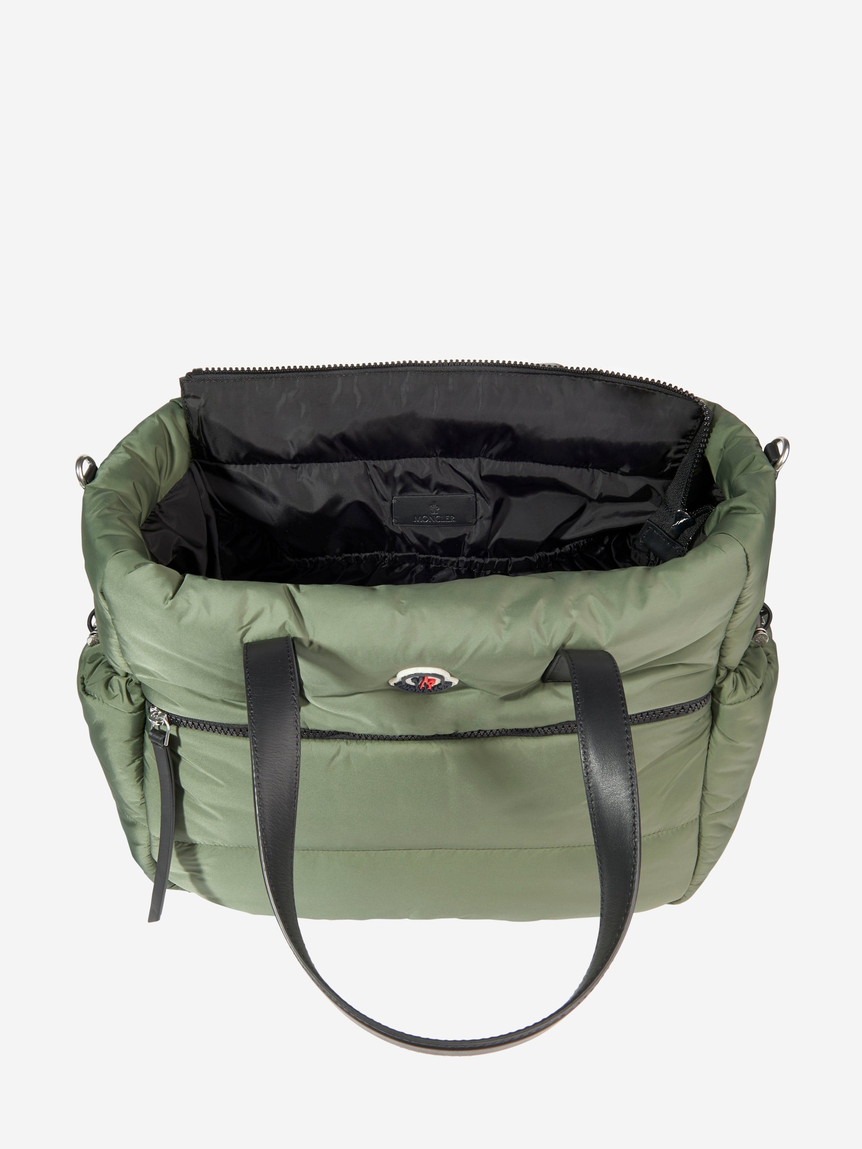 Moncler Enfant Baby New Mommy Tote Changing Bag in Green (38cm)