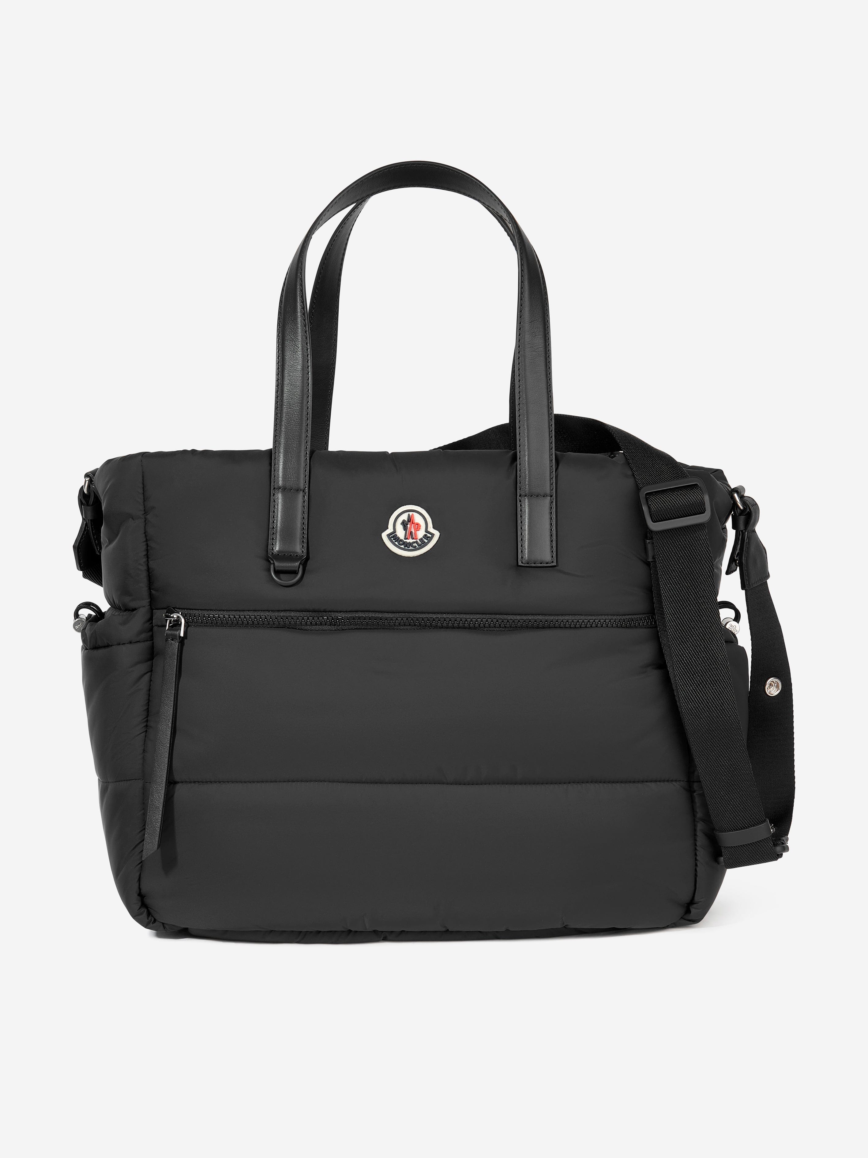 Moncler Enfant Baby New Mommy Tote Changing Bag in Black (38cm)