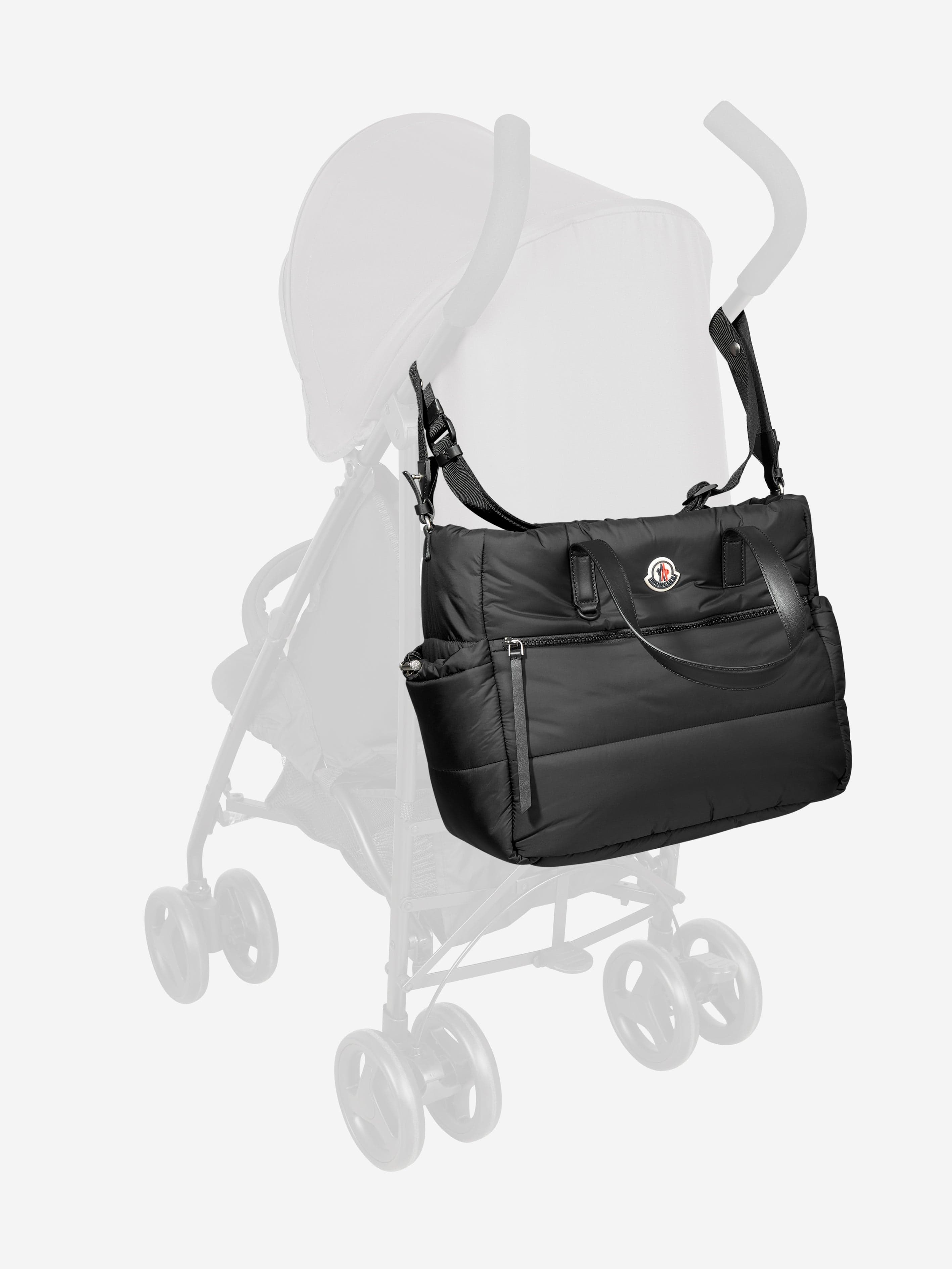 Moncler Enfant Baby New Mommy Tote Changing Bag in Black (38cm)