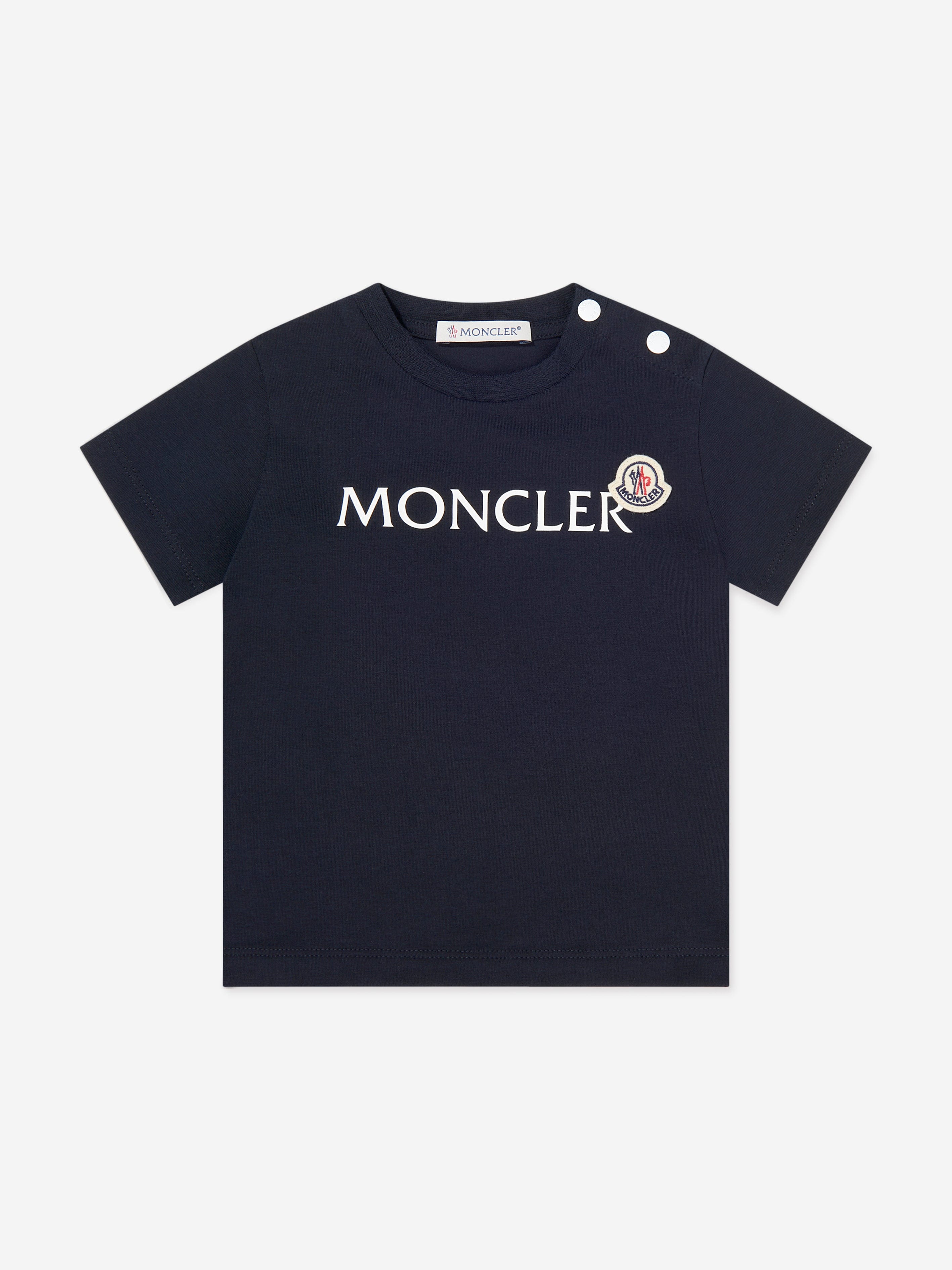 Moncler Enfant Baby Boys Logo T-Shirt in Navy