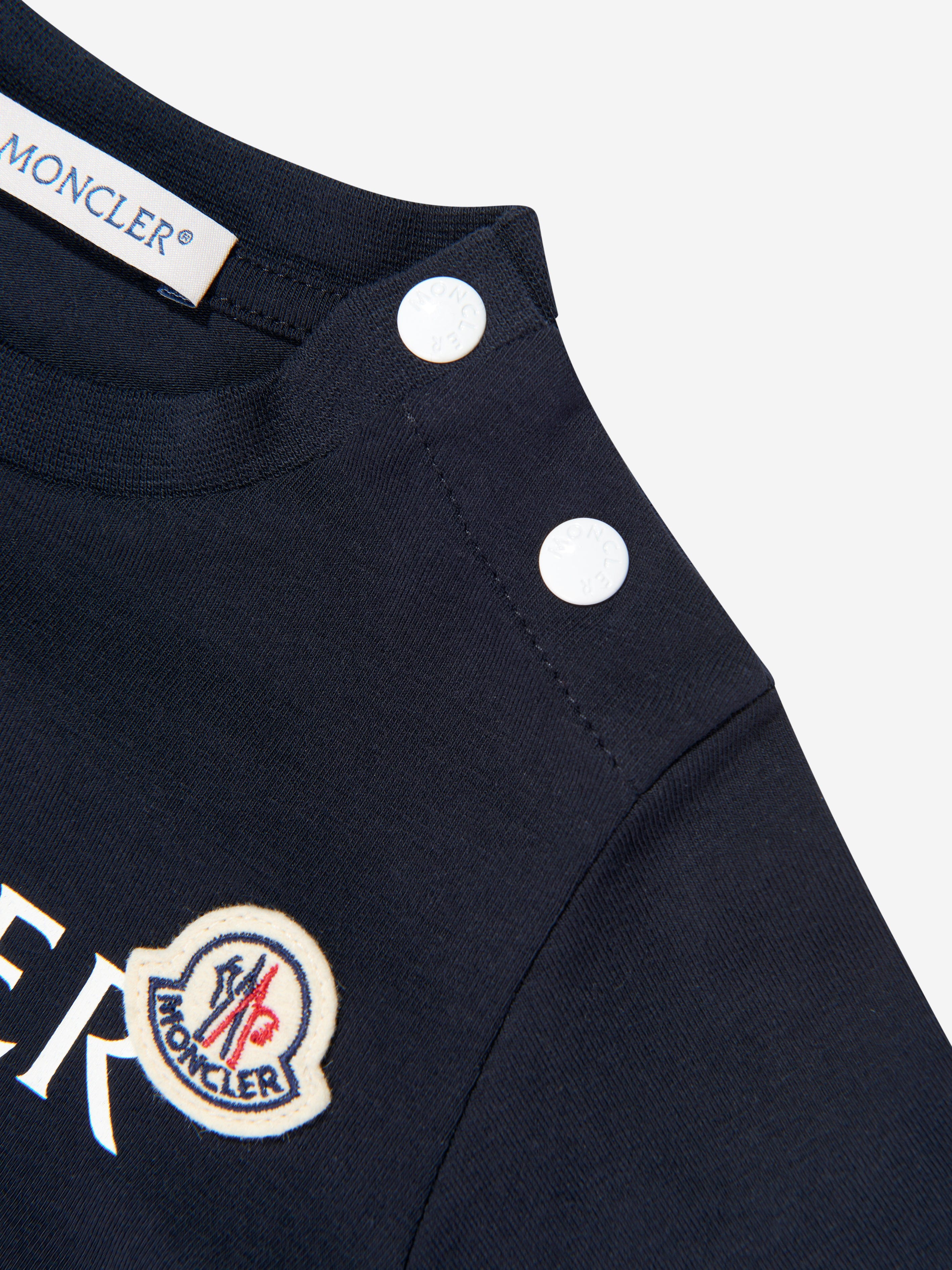 Moncler Enfant Baby Boys Logo T-Shirt in Navy