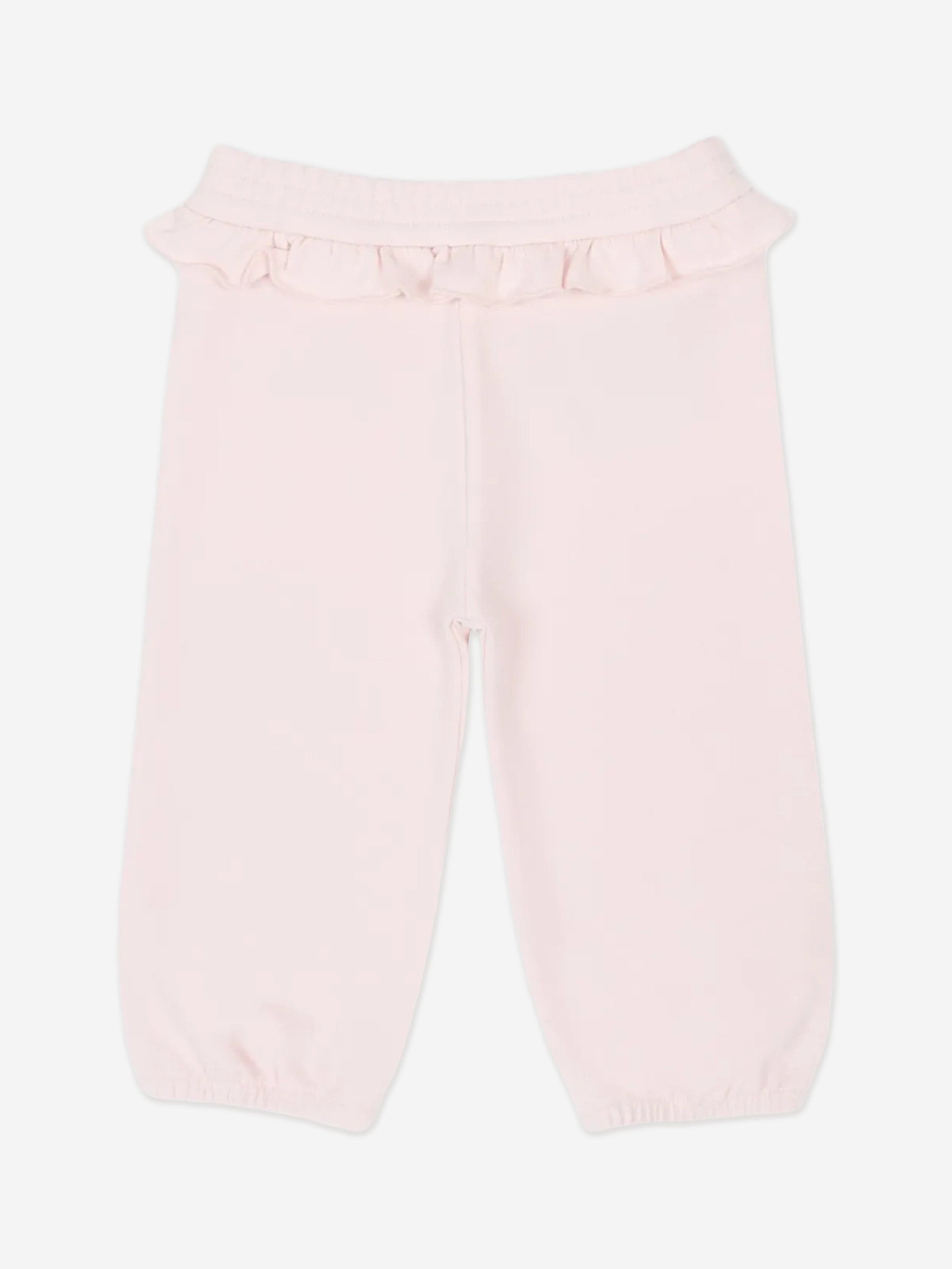 Moncler Enfant Baby Girls Ruffle Tracksuit in Pink