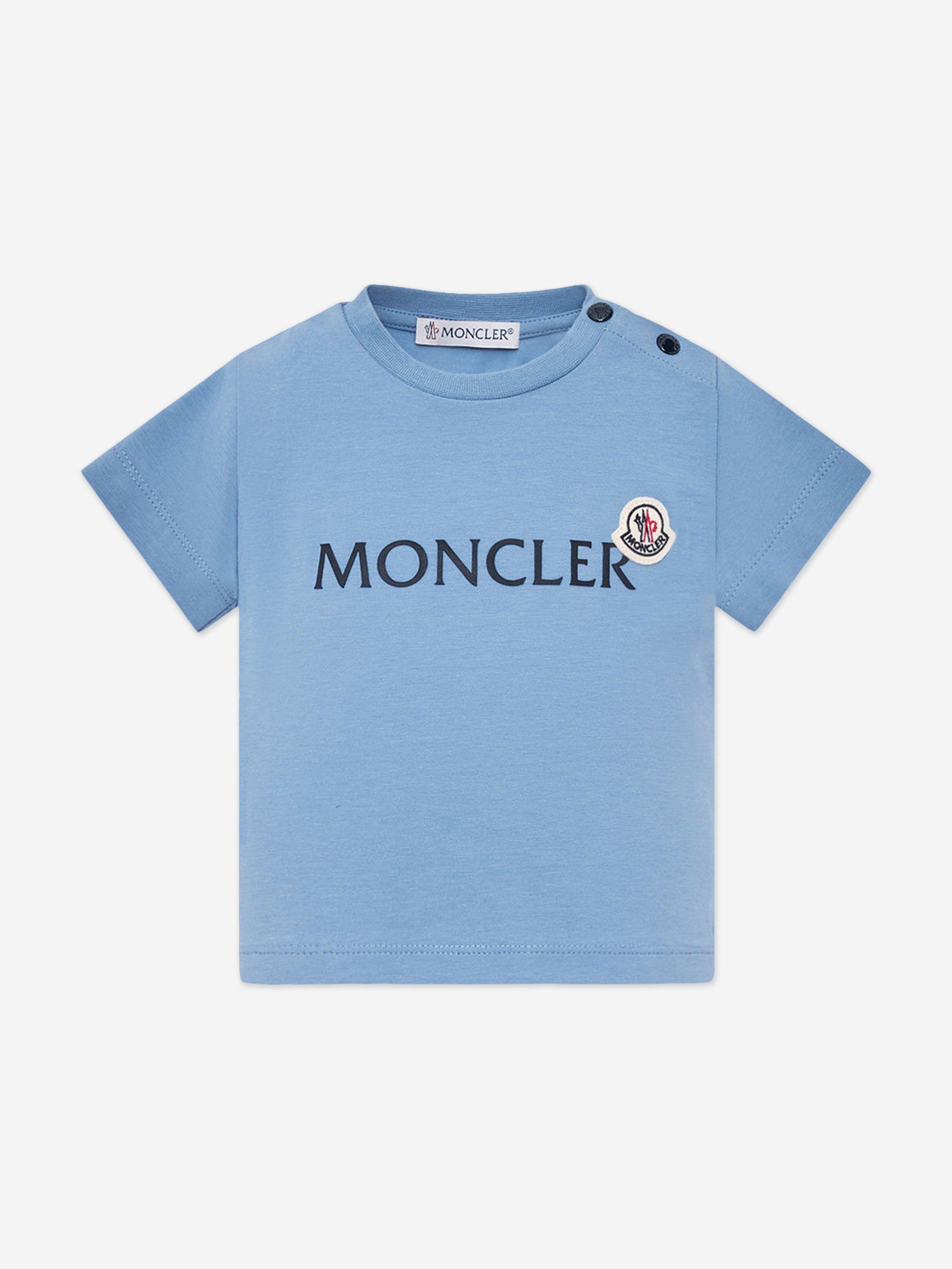 Moncler Enfant Baby Boys Logo Short Set in Navy