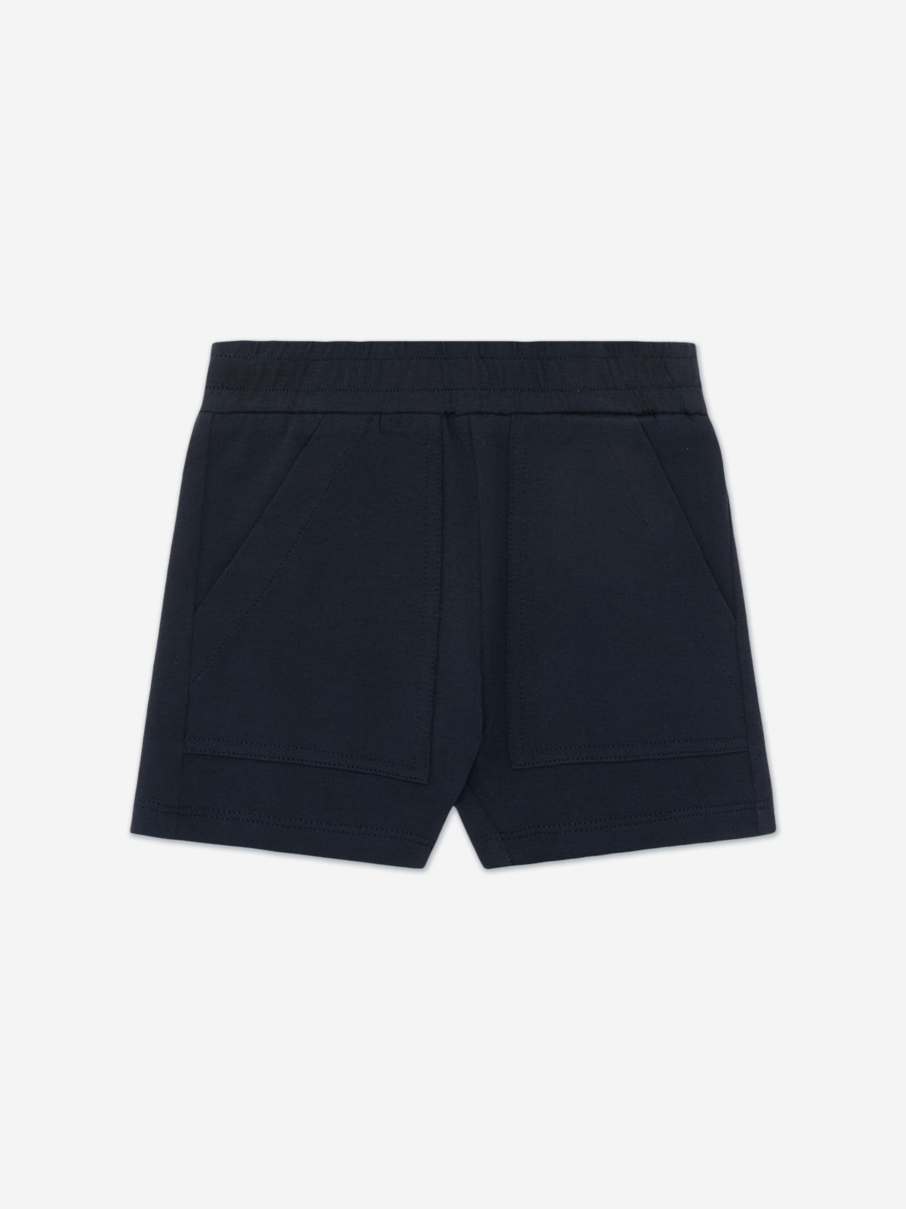 Moncler Enfant Baby Boys Logo Short Set in Navy