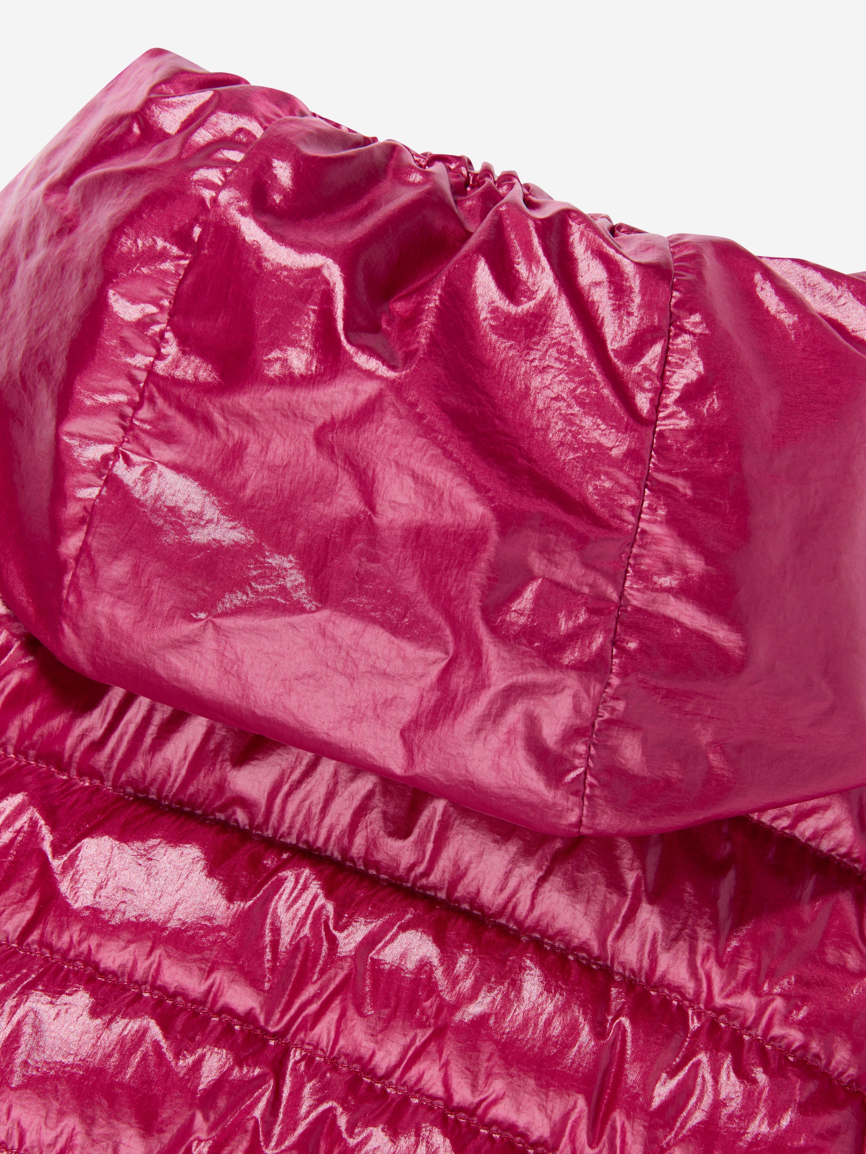 Moncler Enfant Girls Down Padded Fem Jacket in Pink