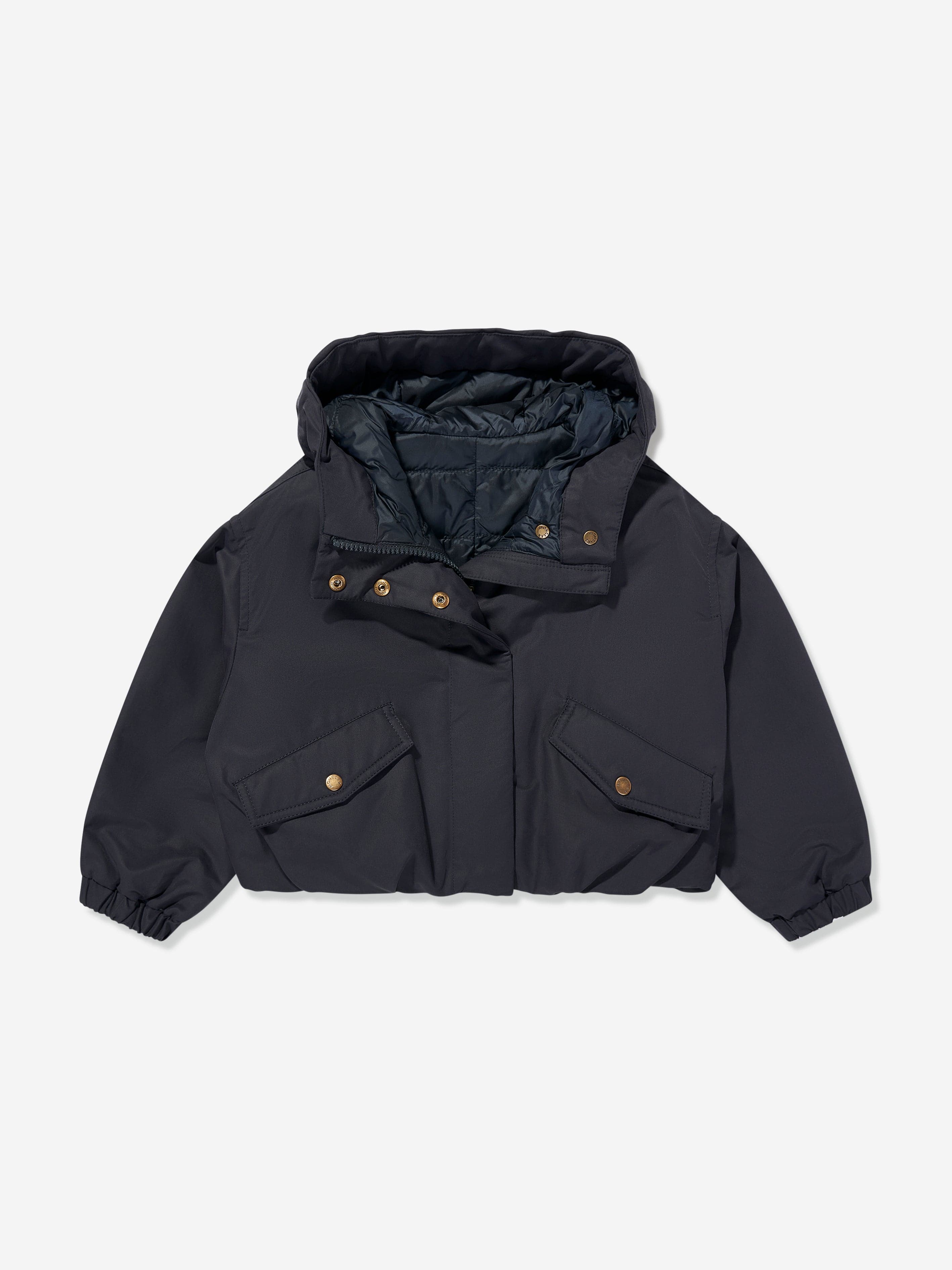 Moncler Enfant Girls Eucalyptus Jacket in Navy