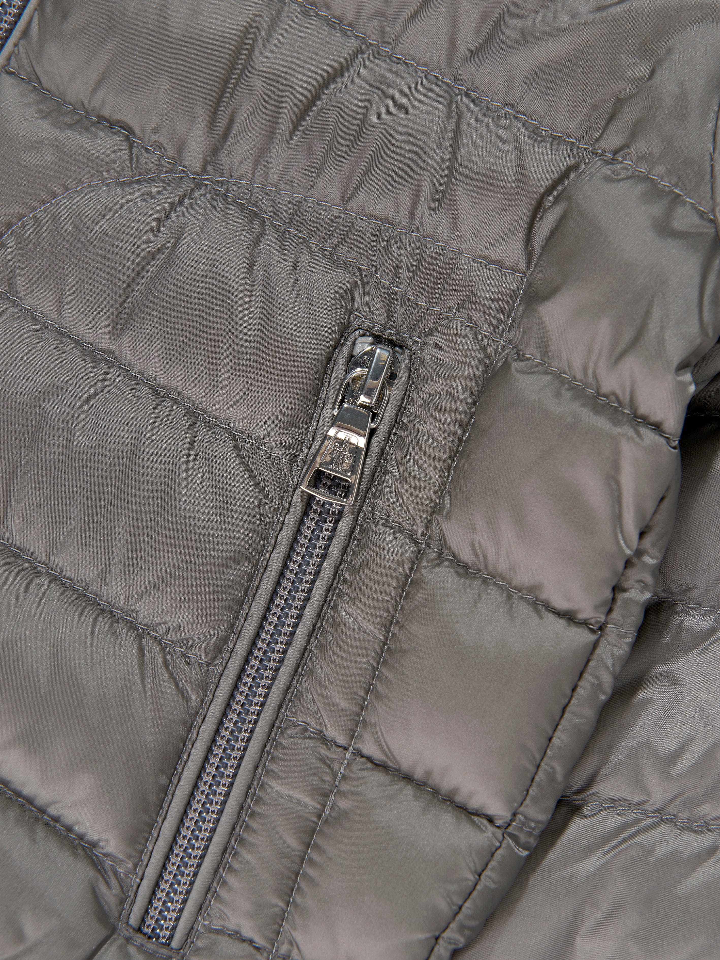 Moncler Enfant Boys Down Padded Lauros Jacket in Grey