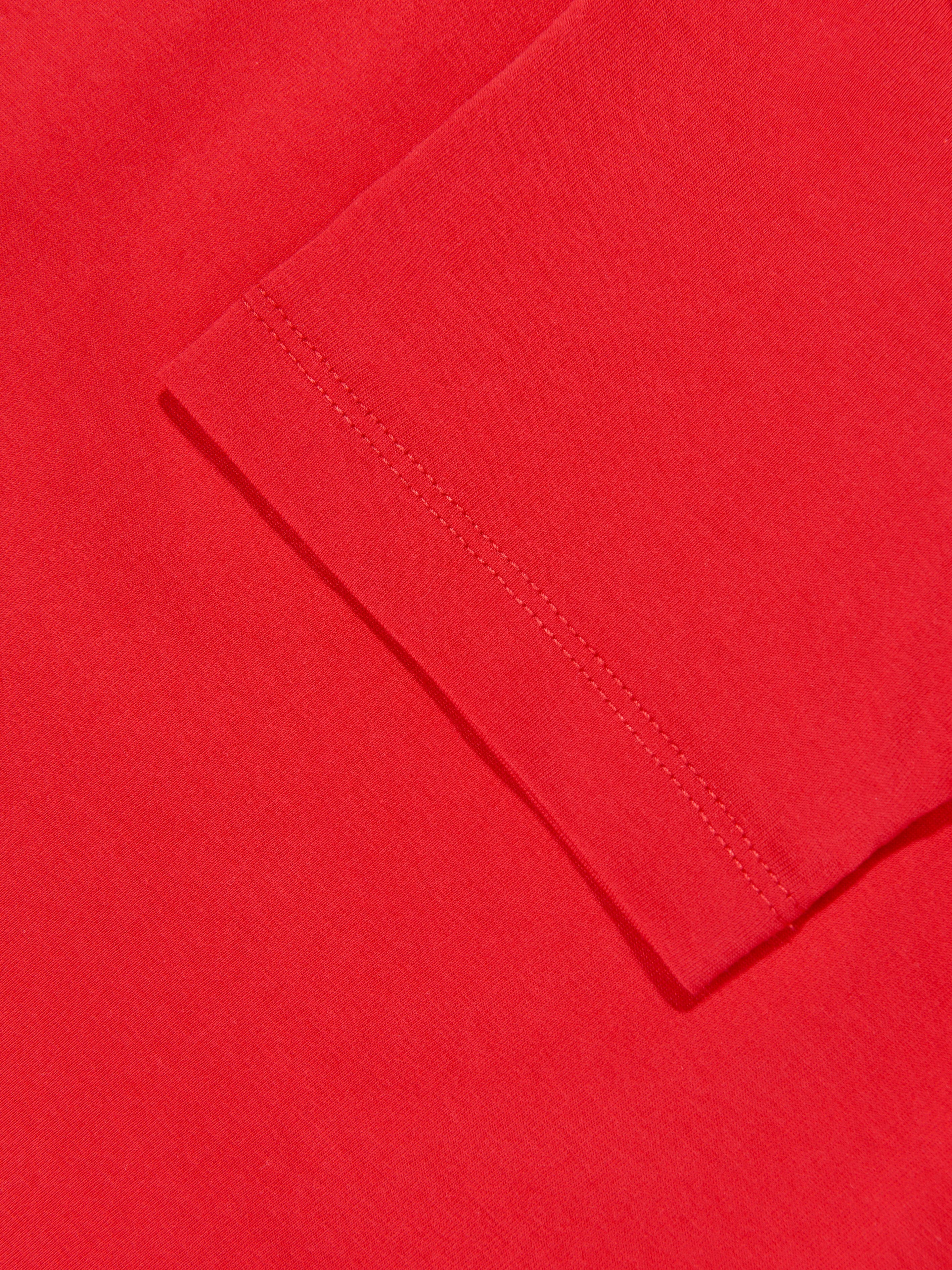 Moncler Enfant Boys Cotton Logo T-Shirt in Red