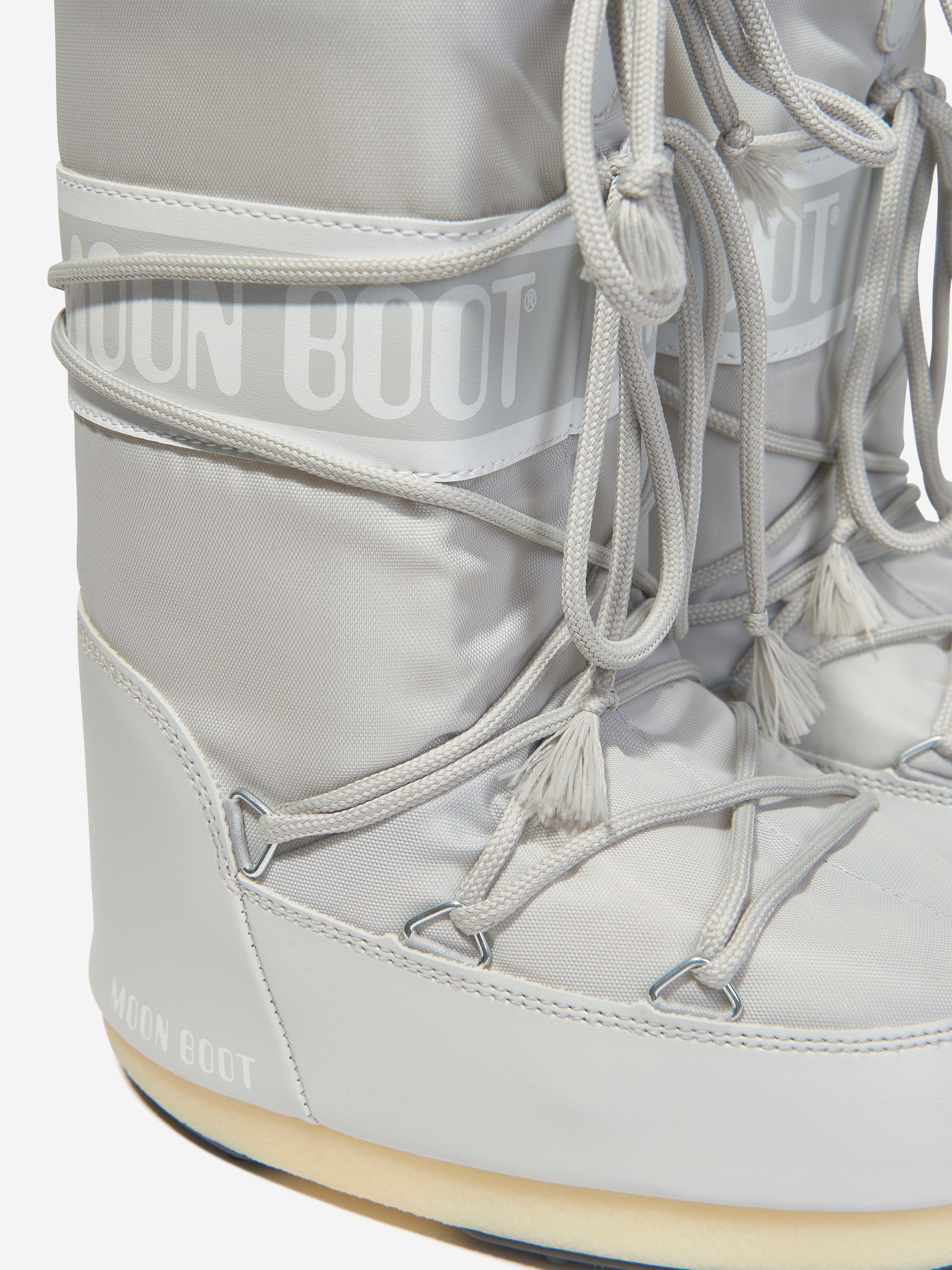 Moon Boot Kids Icon Nylon Snow Boots in Grey