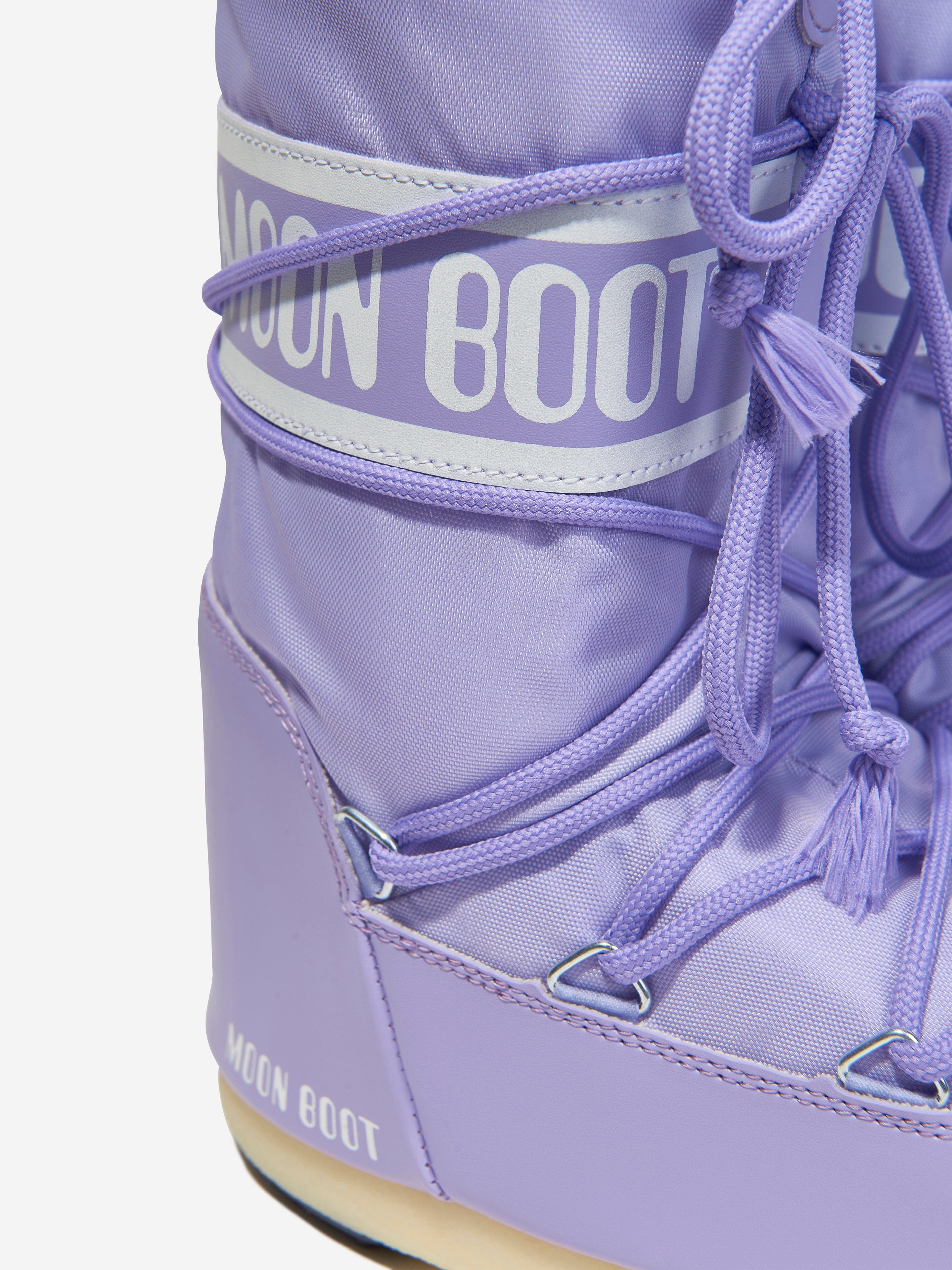 Moon Boot Kids Icon Nylon Snow Boots in Purple