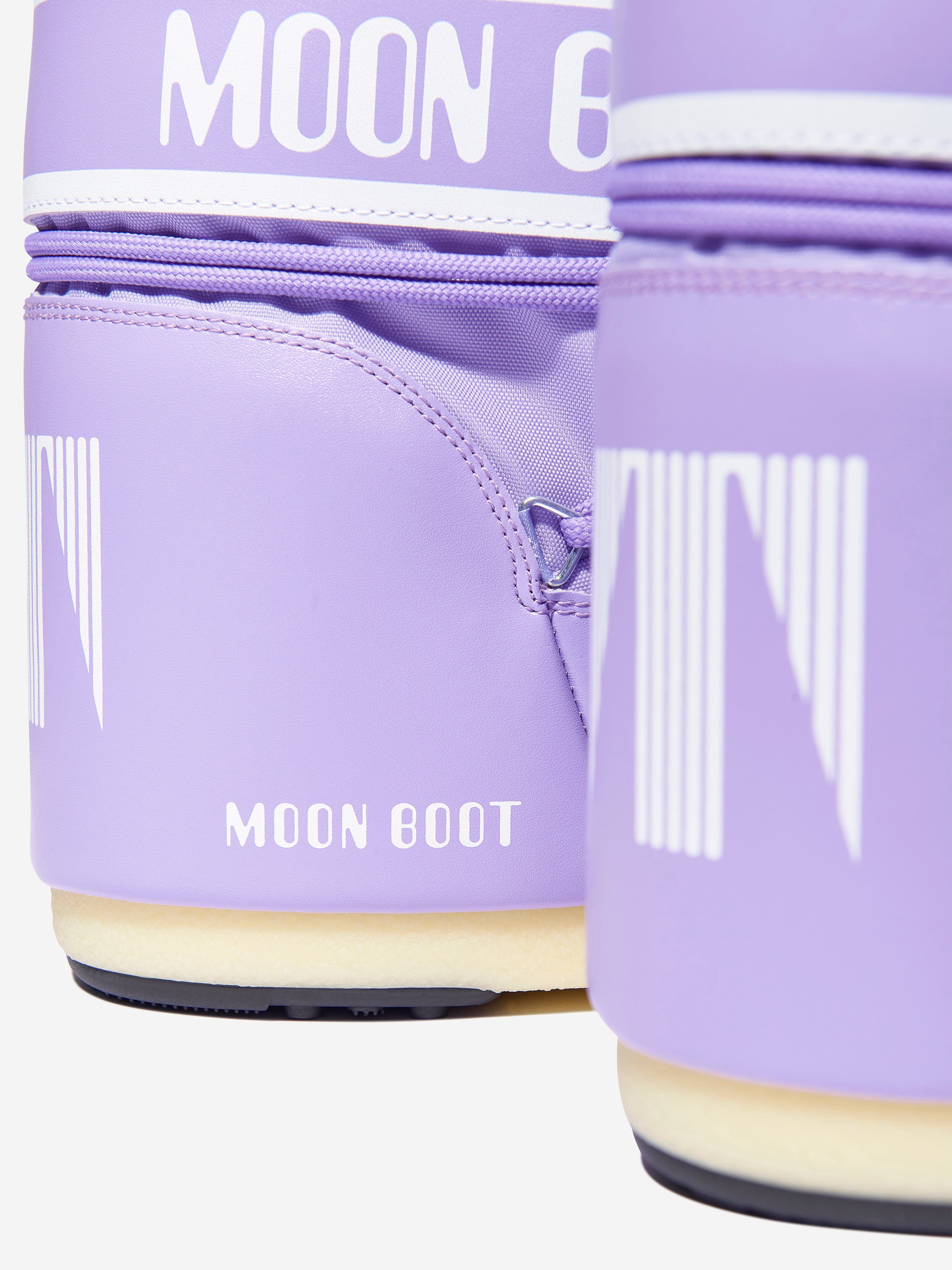 Moon Boot Kids Icon Low Nylon Snow Boots in Purple