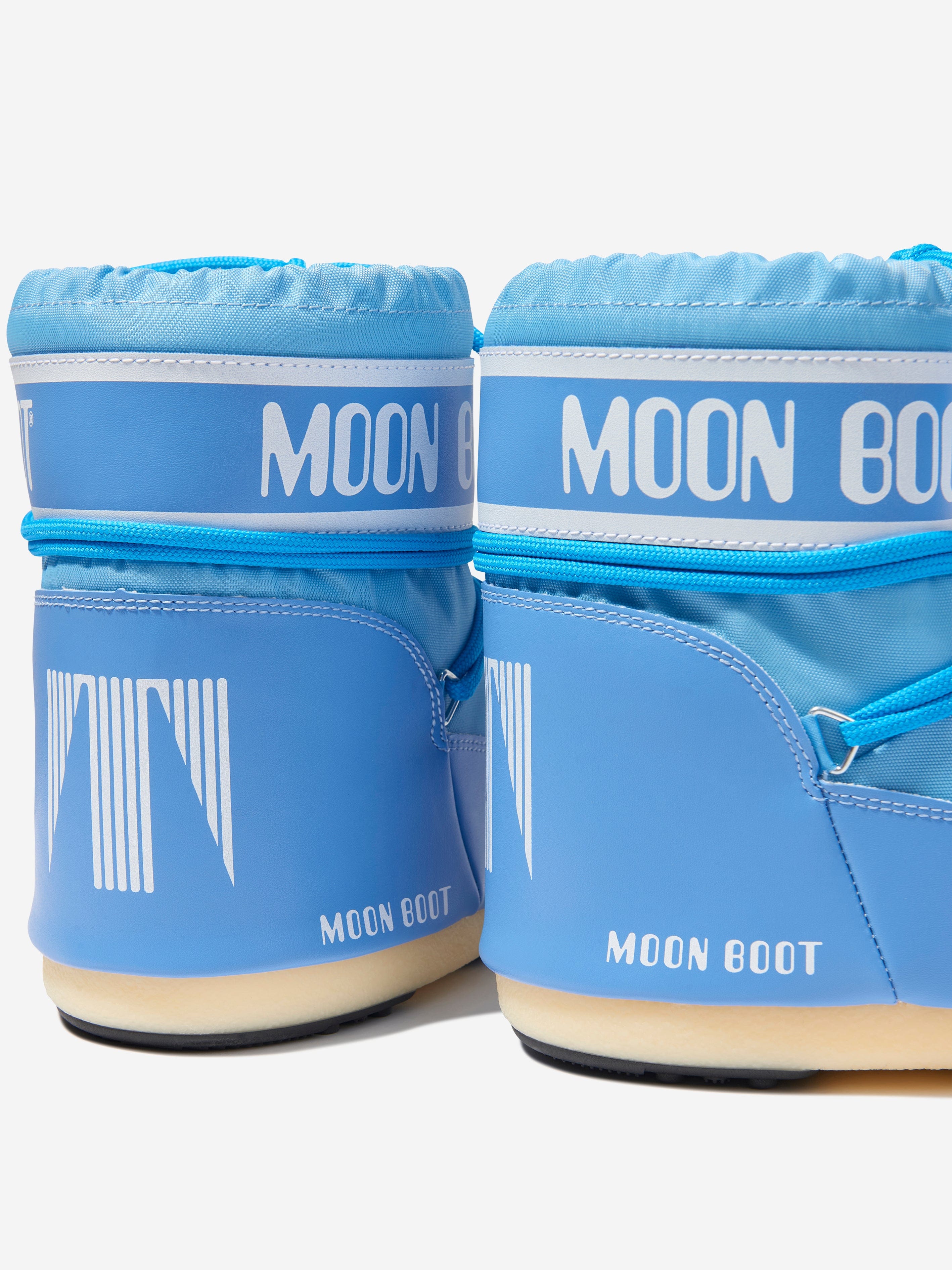 Moon Boot Kids Icon Low Nylon Snow Boots in Blue