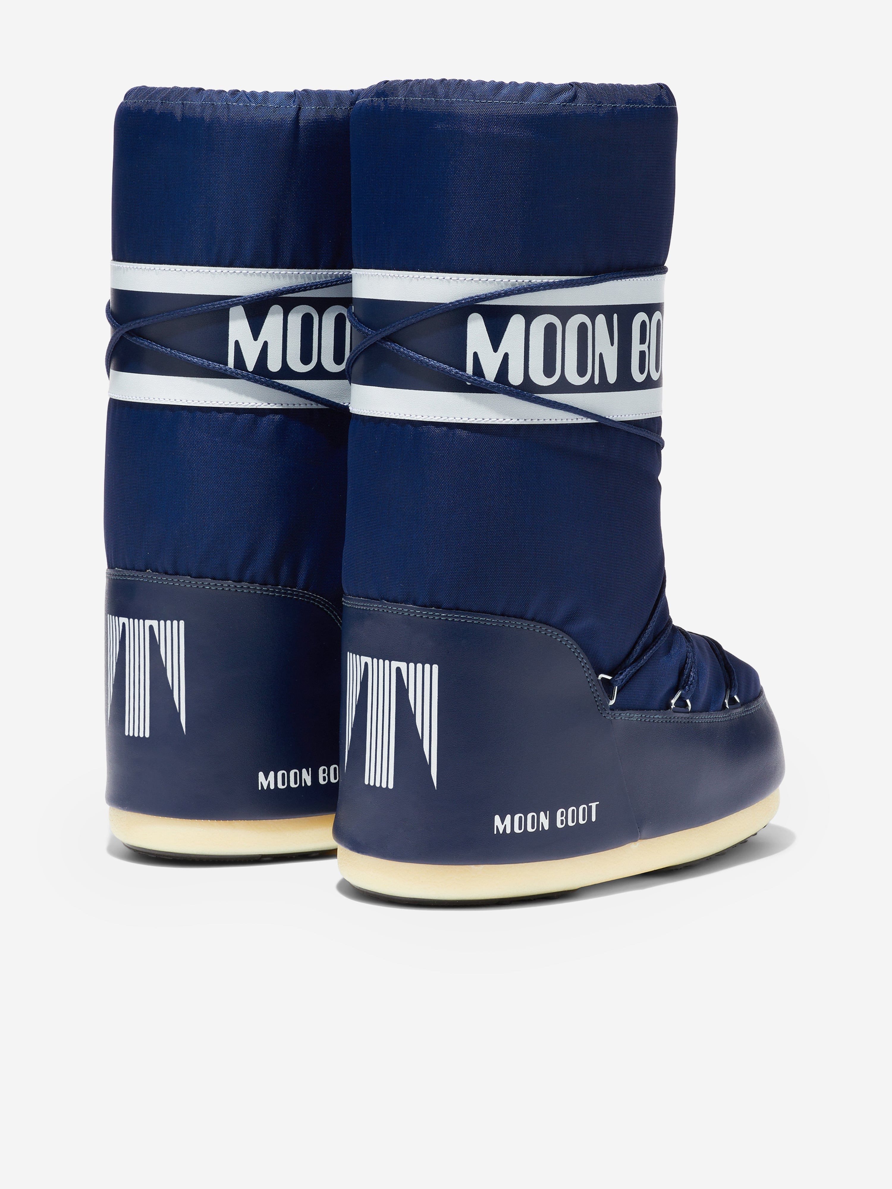 Moon Boot Boys Icon Boots in Navy